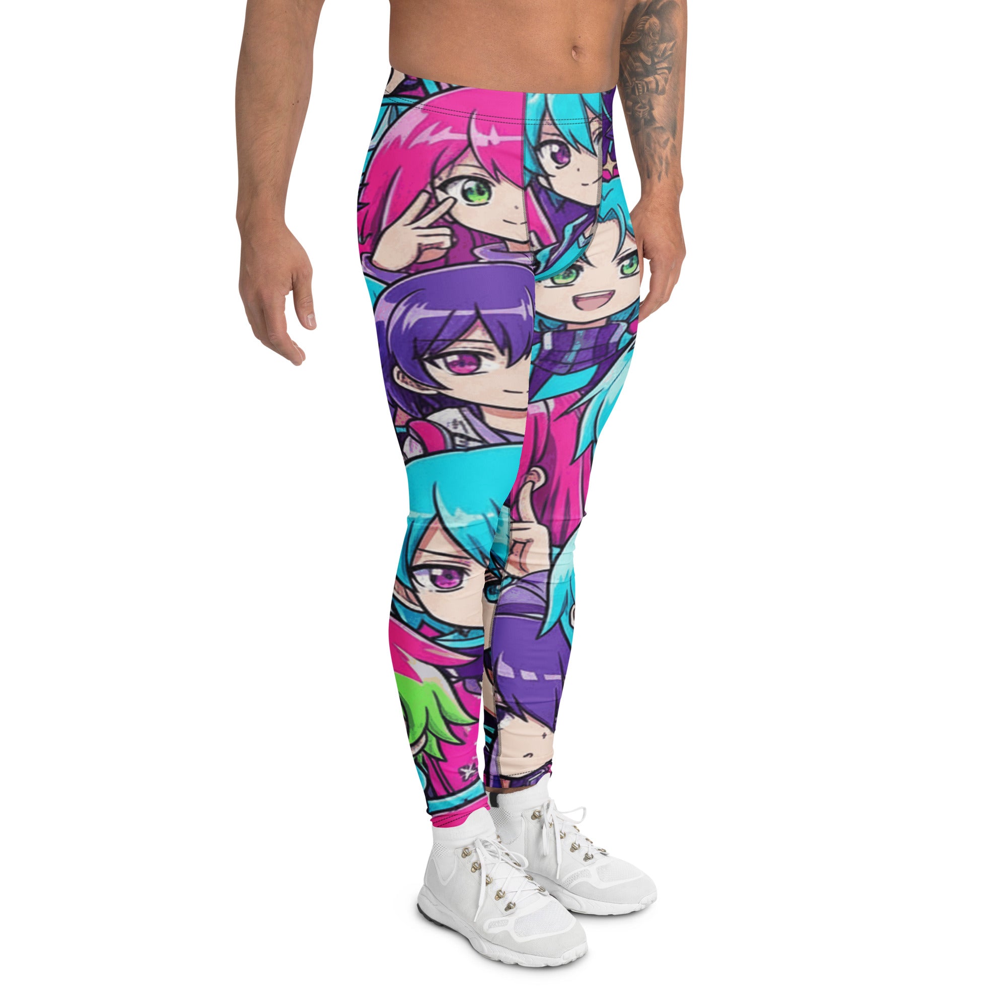 Anime Collage Cyberpunk Meggings | GearBunch