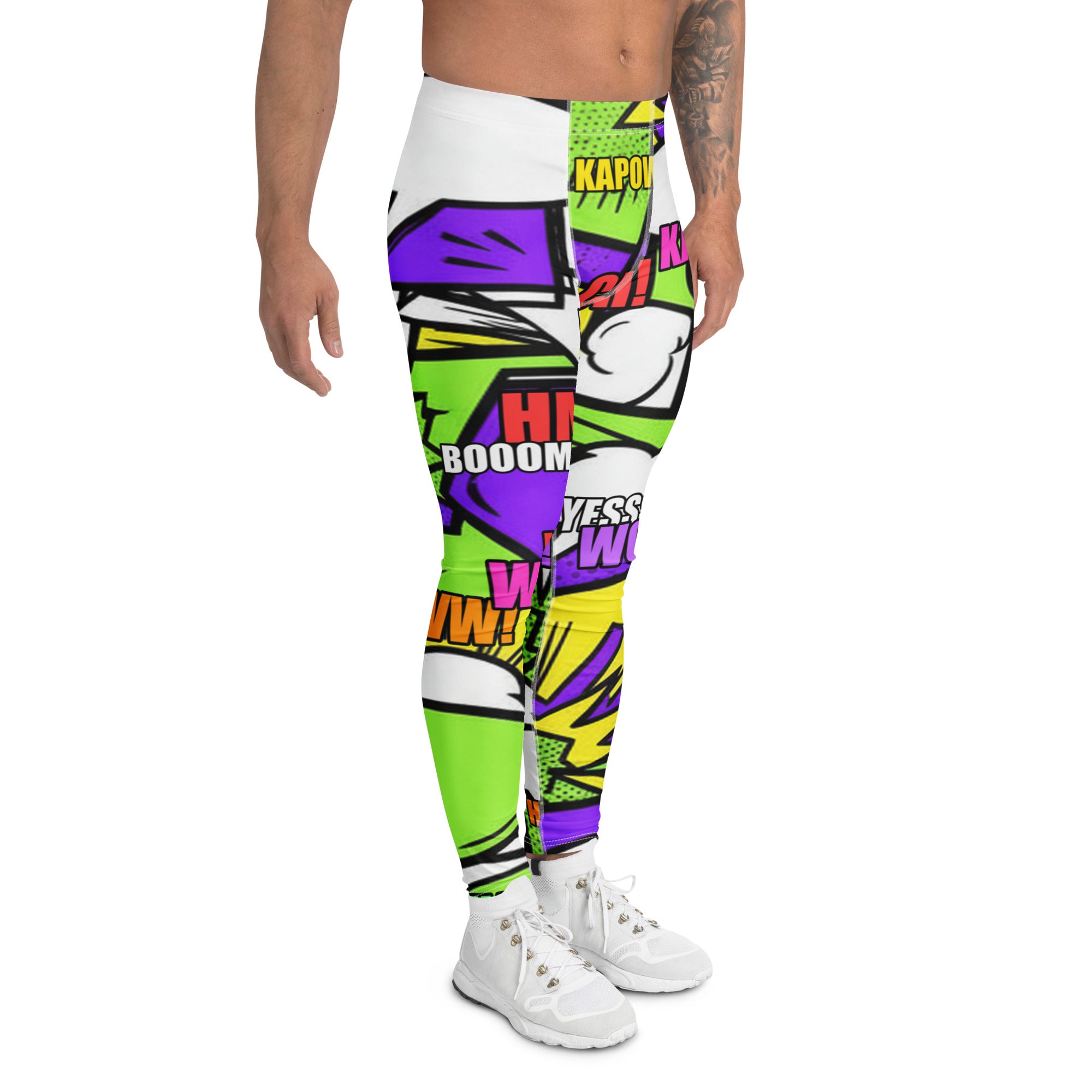 Comic Pop Toxic Green Meggings | GearBunch