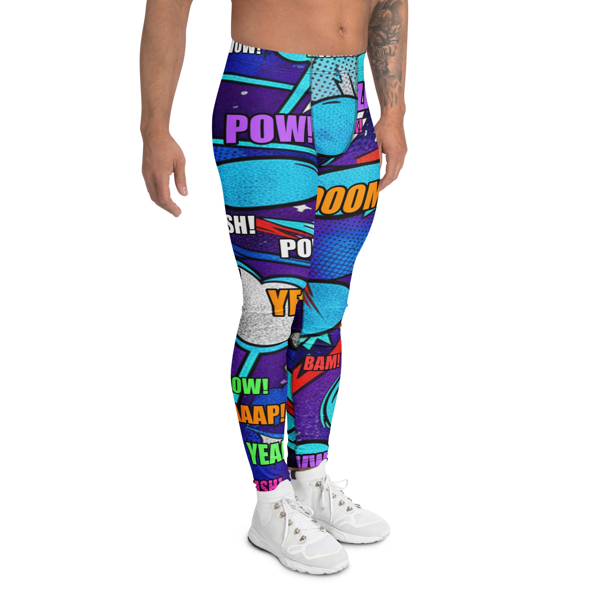 Comic Strip Space Battle Meggings | GearBunch