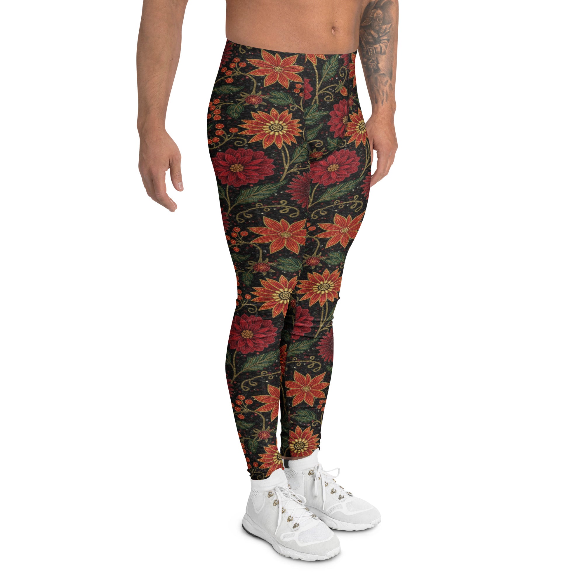 Crimson Paillette Fantasy Meggings | GearBunch