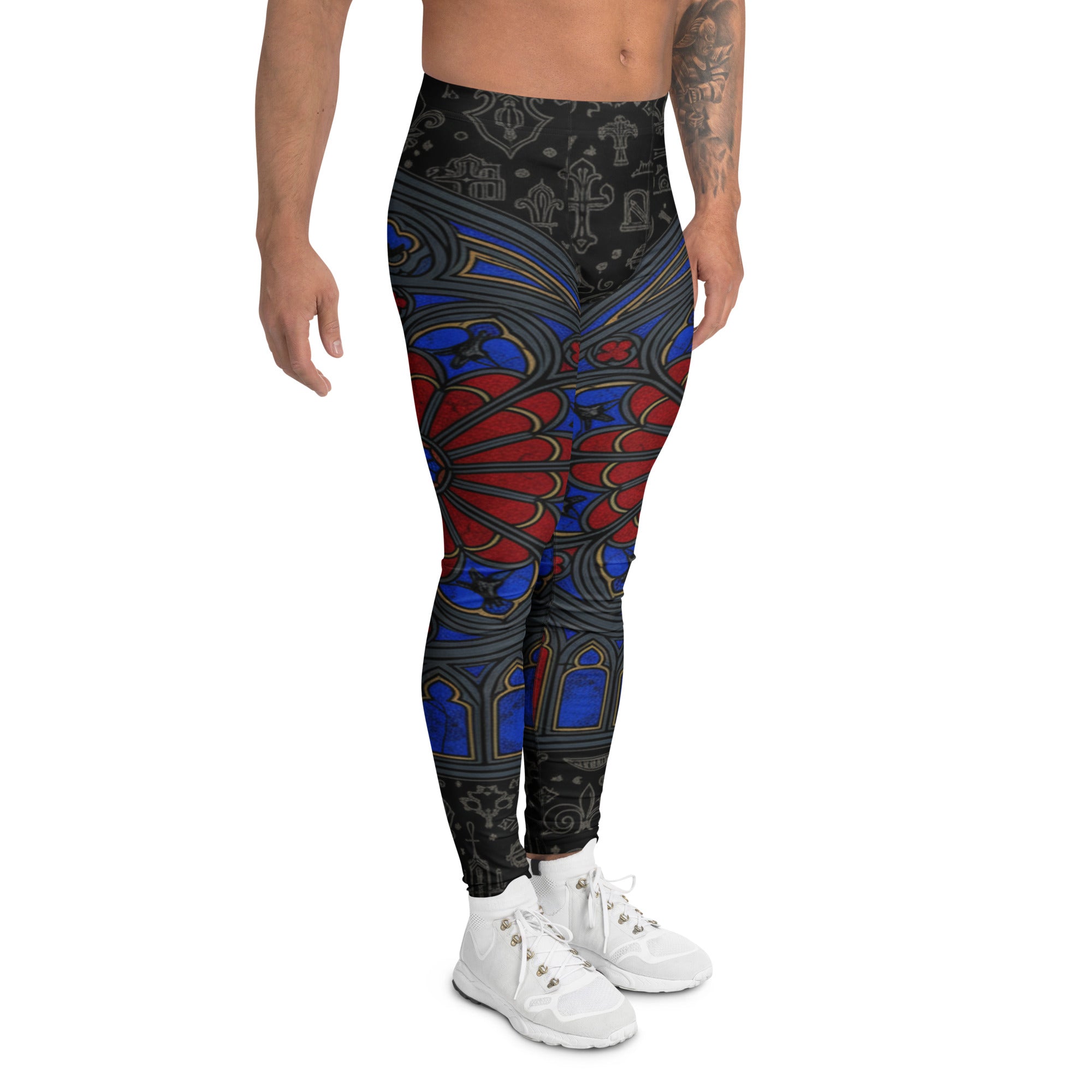 Gothic Cathedral Stained Glass Meggings | GearBunch