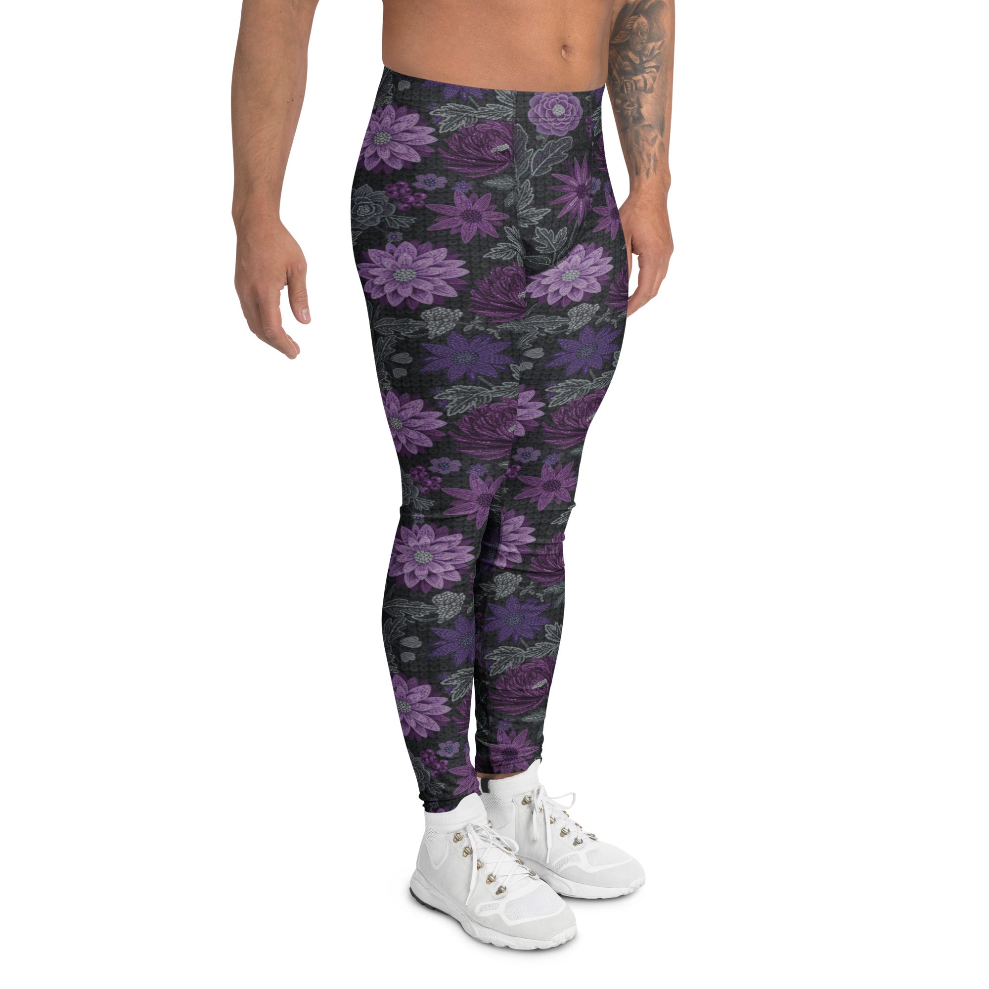 Jewel Paillette Orchid Meggings | GearBunch