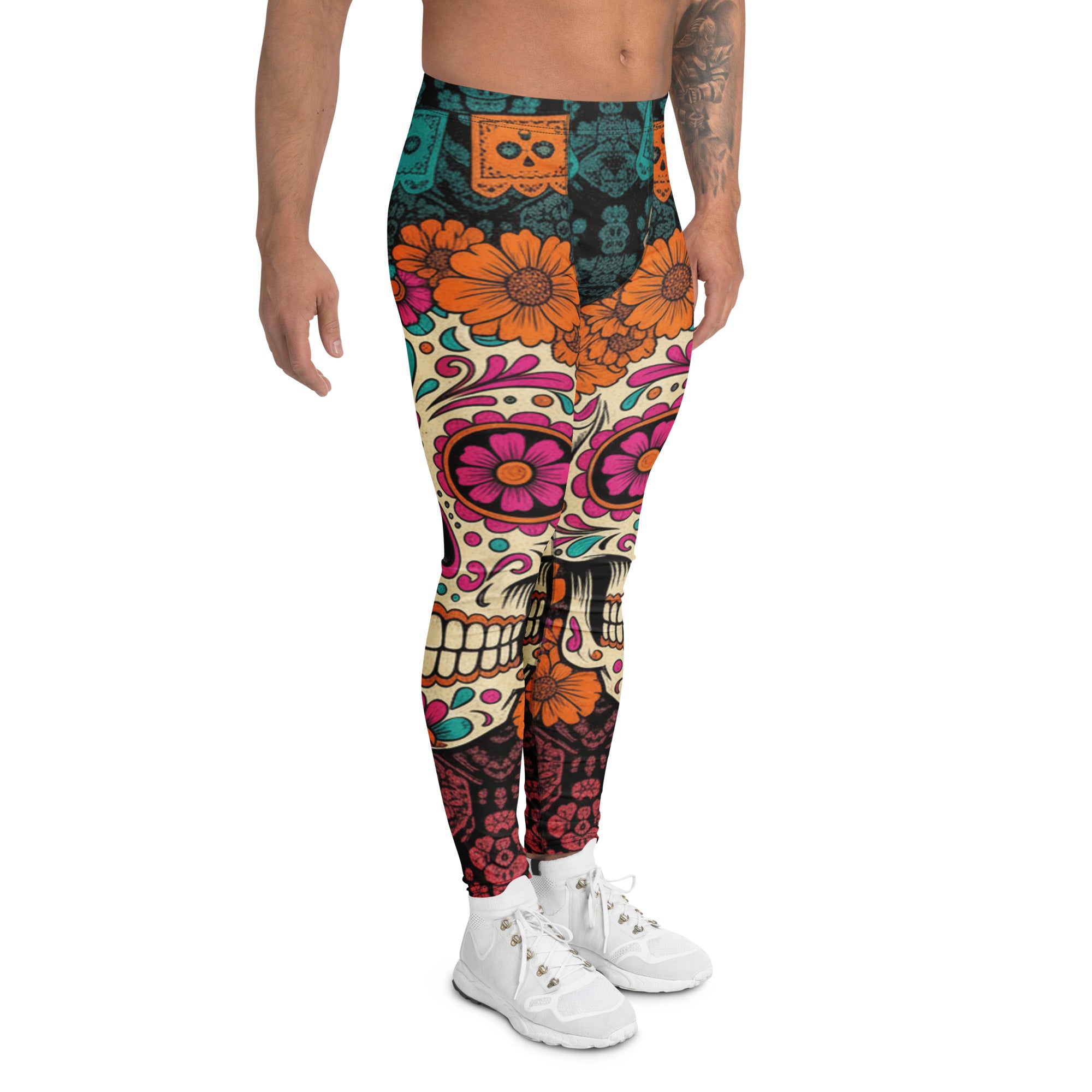 Día de los Muertos Marigold Meggings | GearBunch