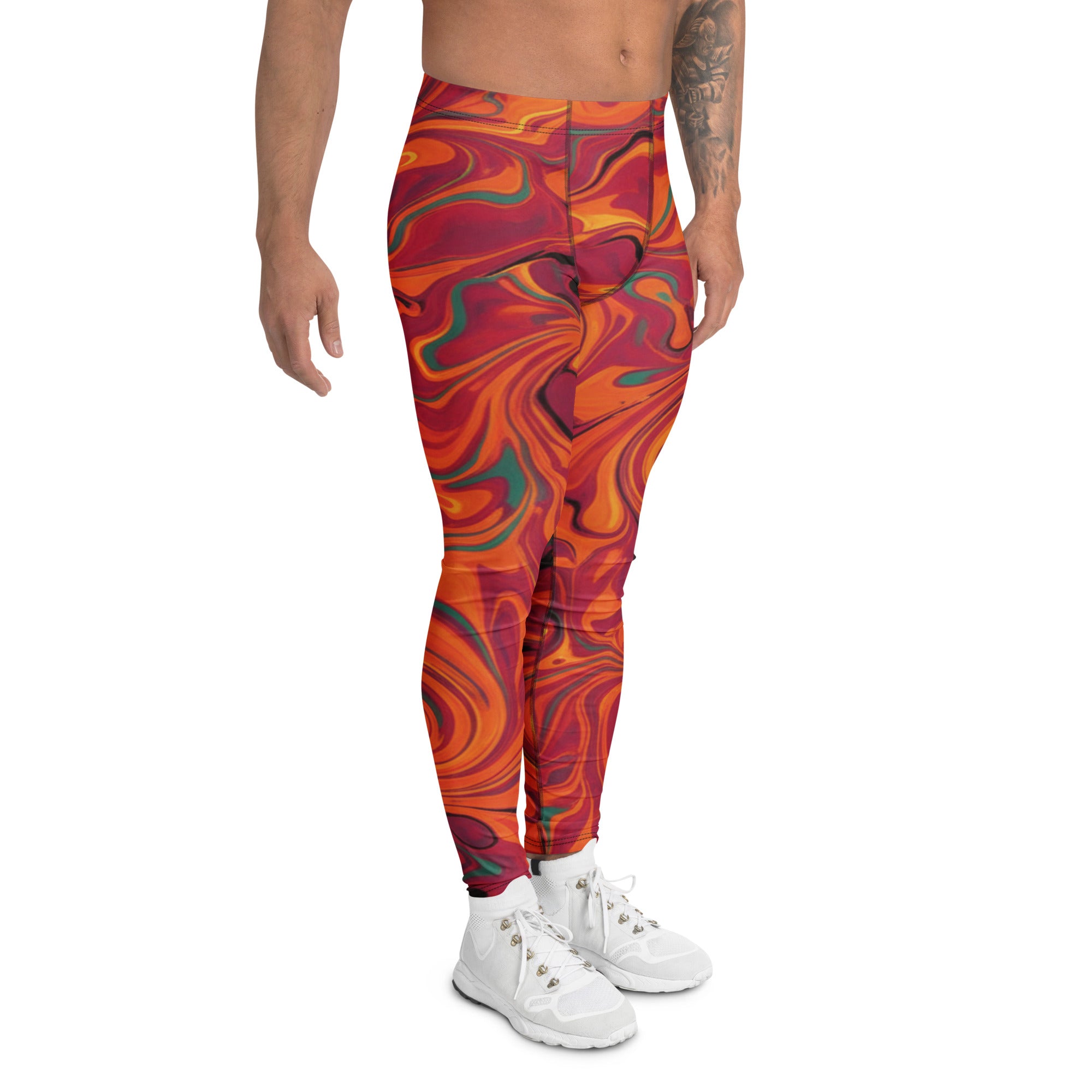 Liquid Marble Fire Opal Meggings | GearBunch