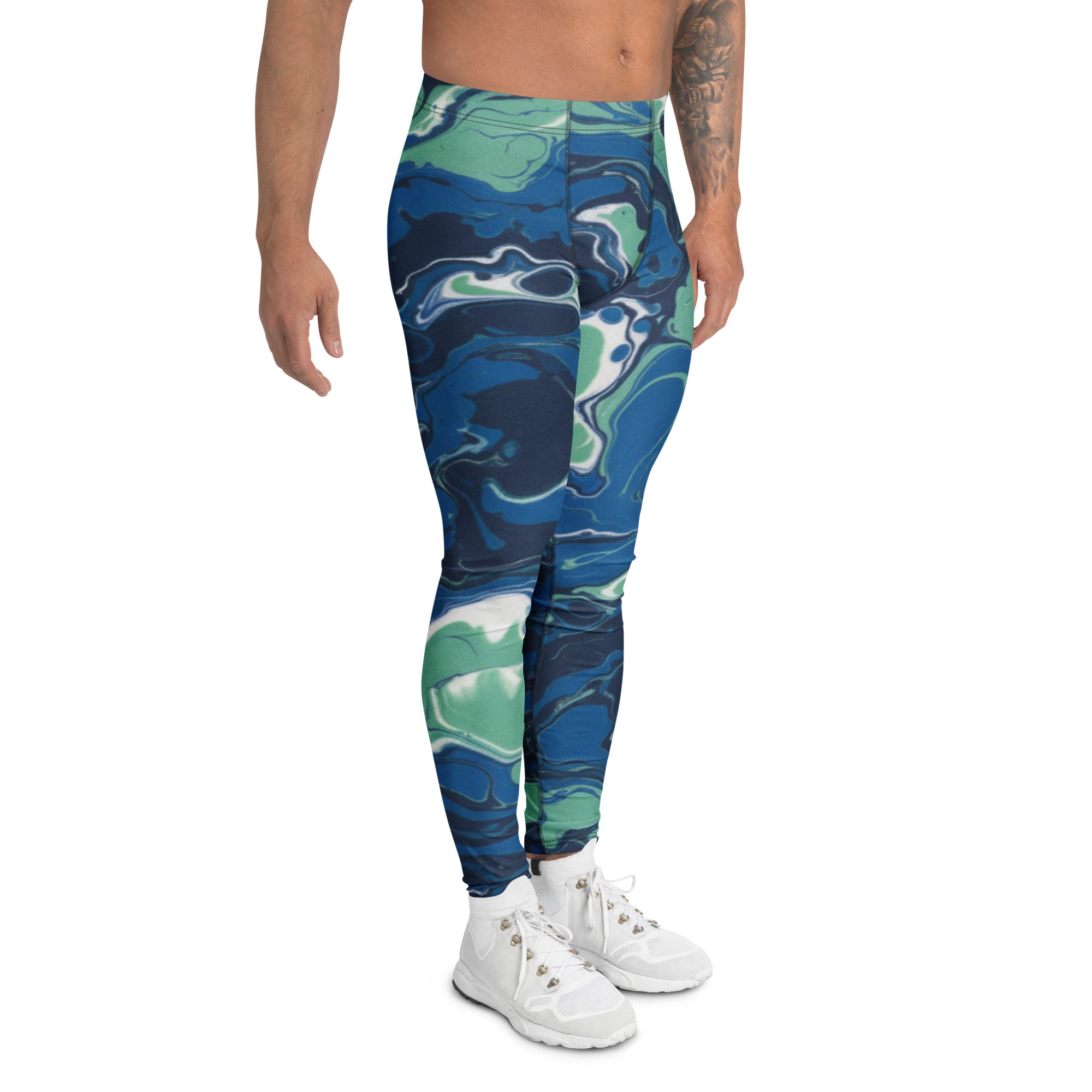 Liquid Marble Ocean Current Meggings | GearBunch