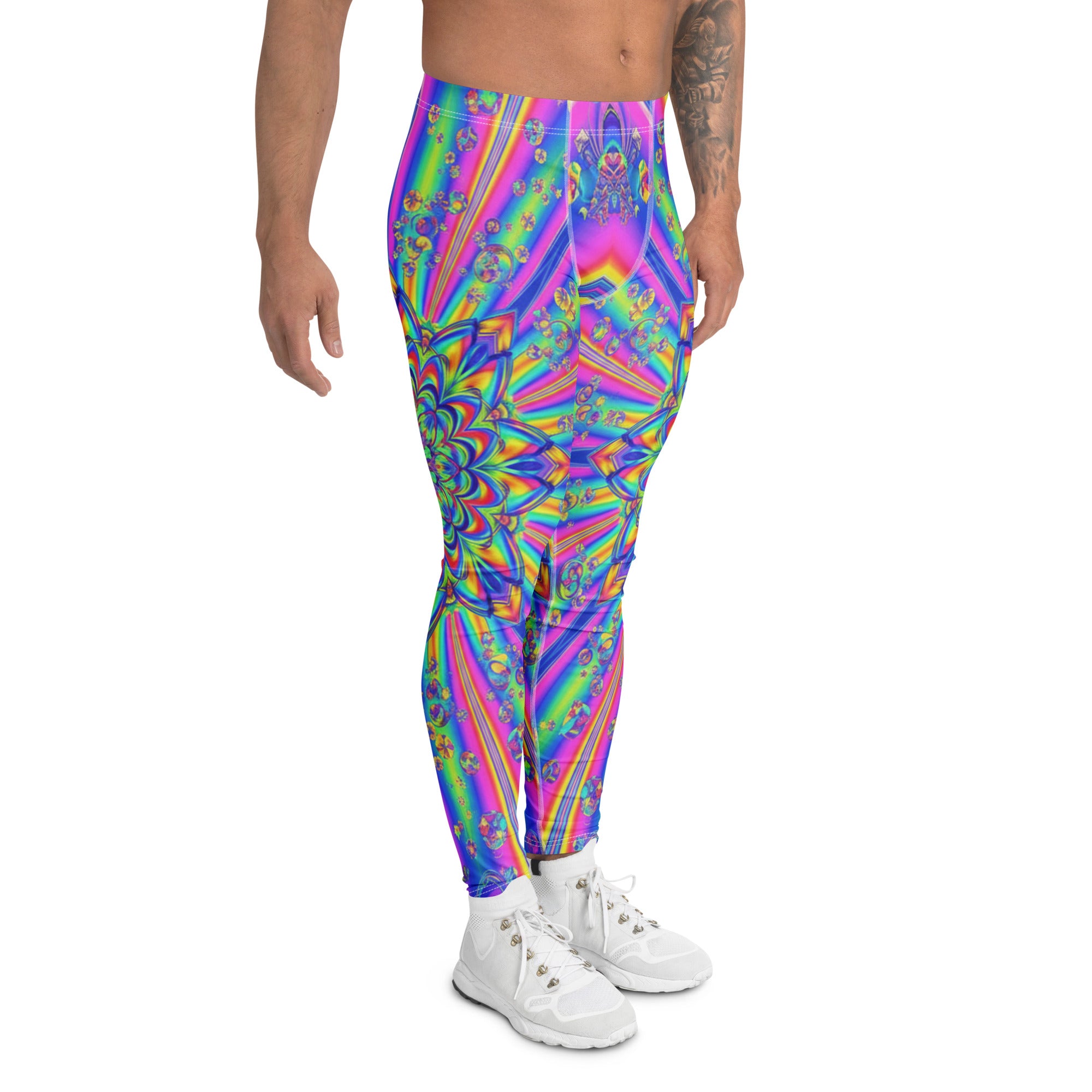 Psychedelic Chrome Spectrum Meggings | GearBunch