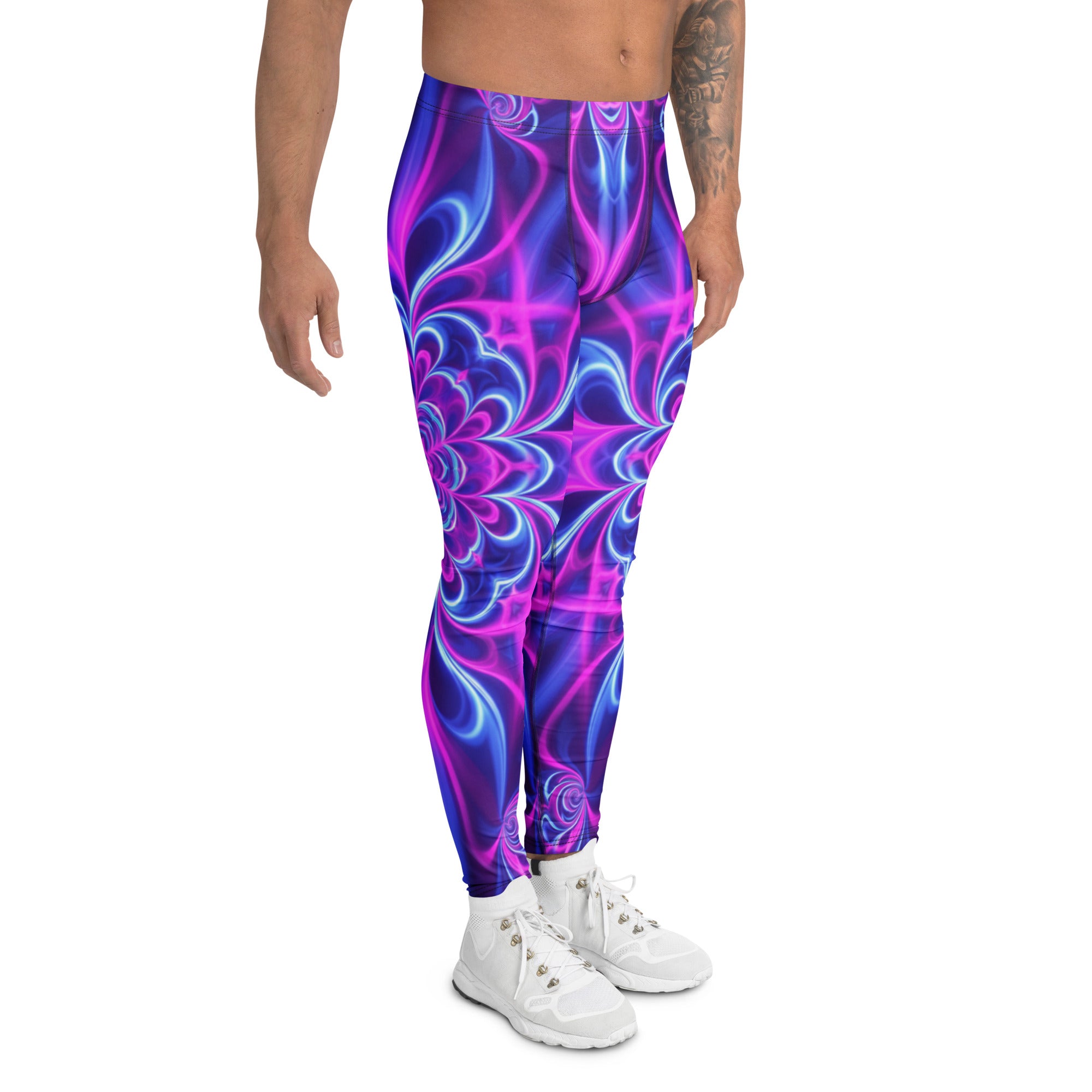 Psychedelic Ultraviolet Bloom Meggings | GearBunch