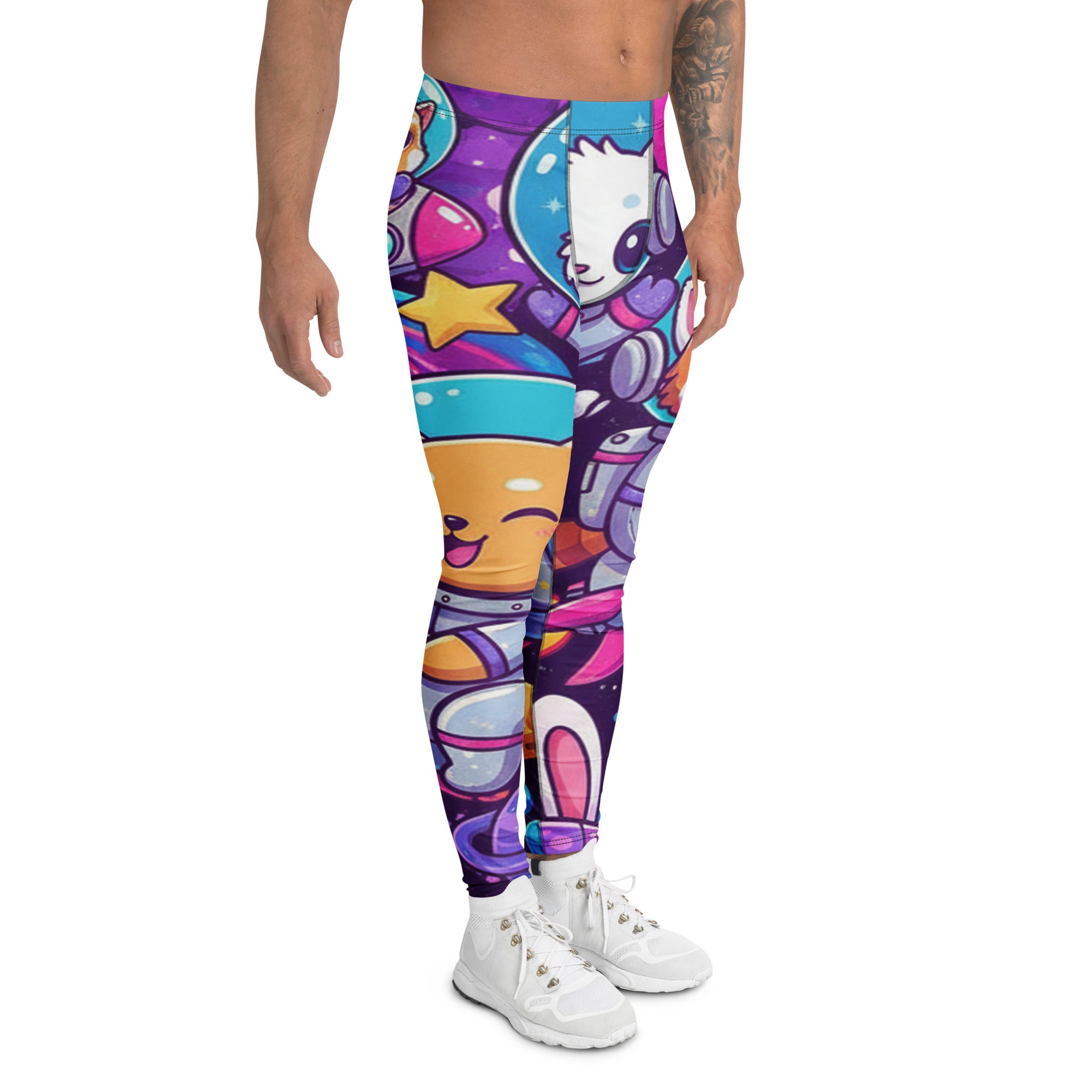 Vibrant Space Animals Meggings | GearBunch
