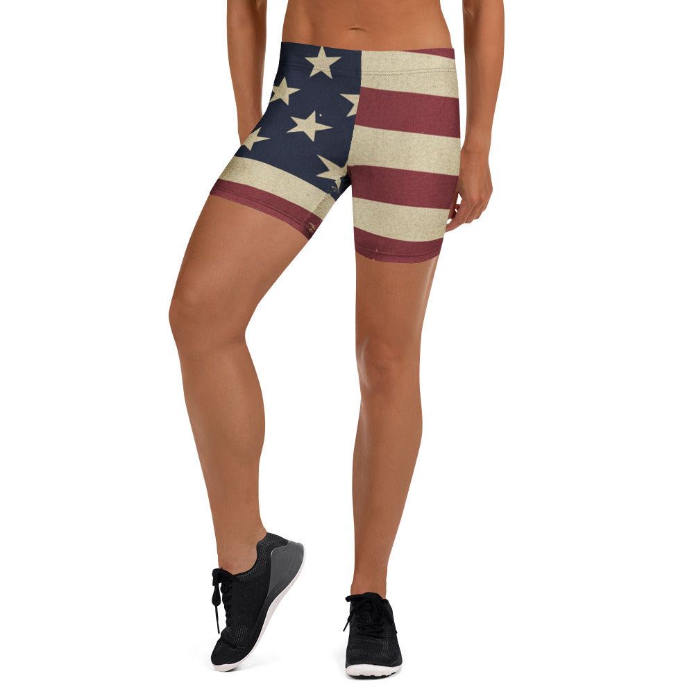 American Flag Distressed Shorts | GearBunch