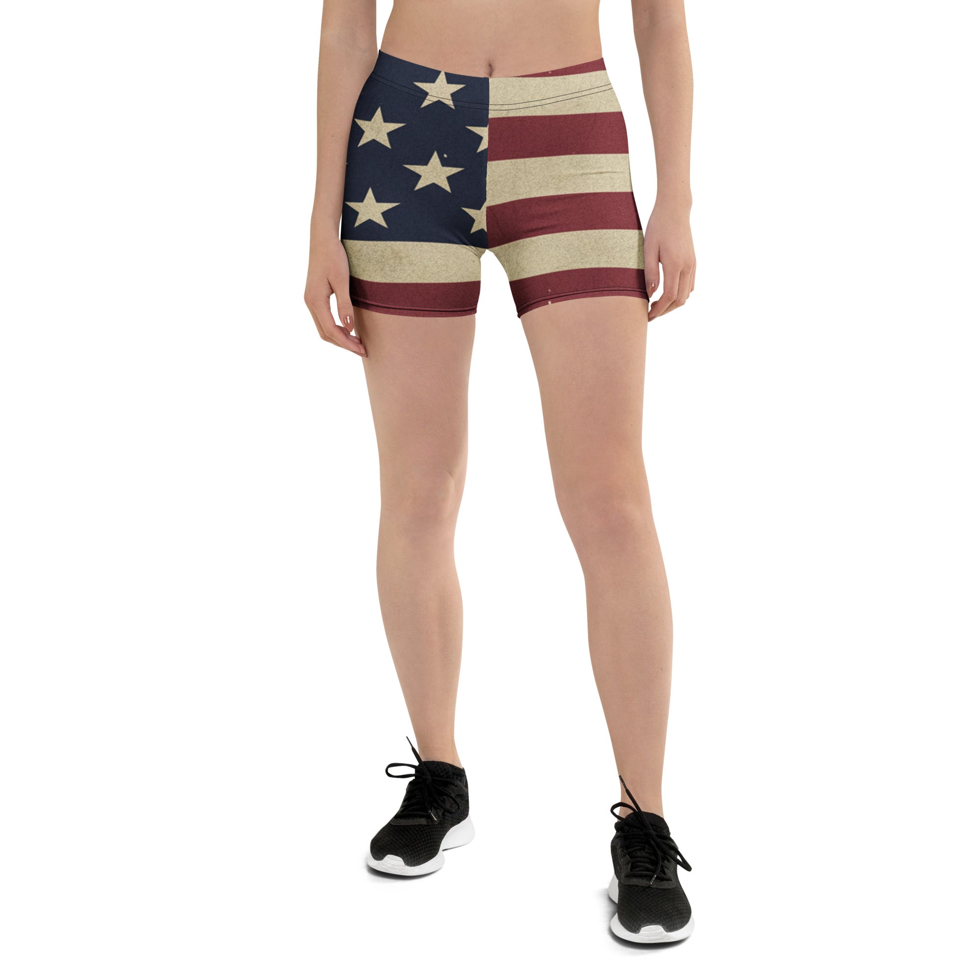 American Flag Distressed Shorts | GearBunch