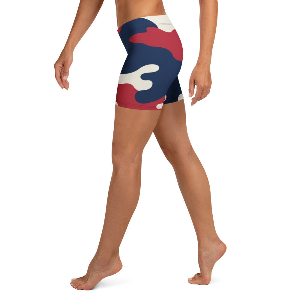 Red White Blue Camo Stars Shorts | GearBunch