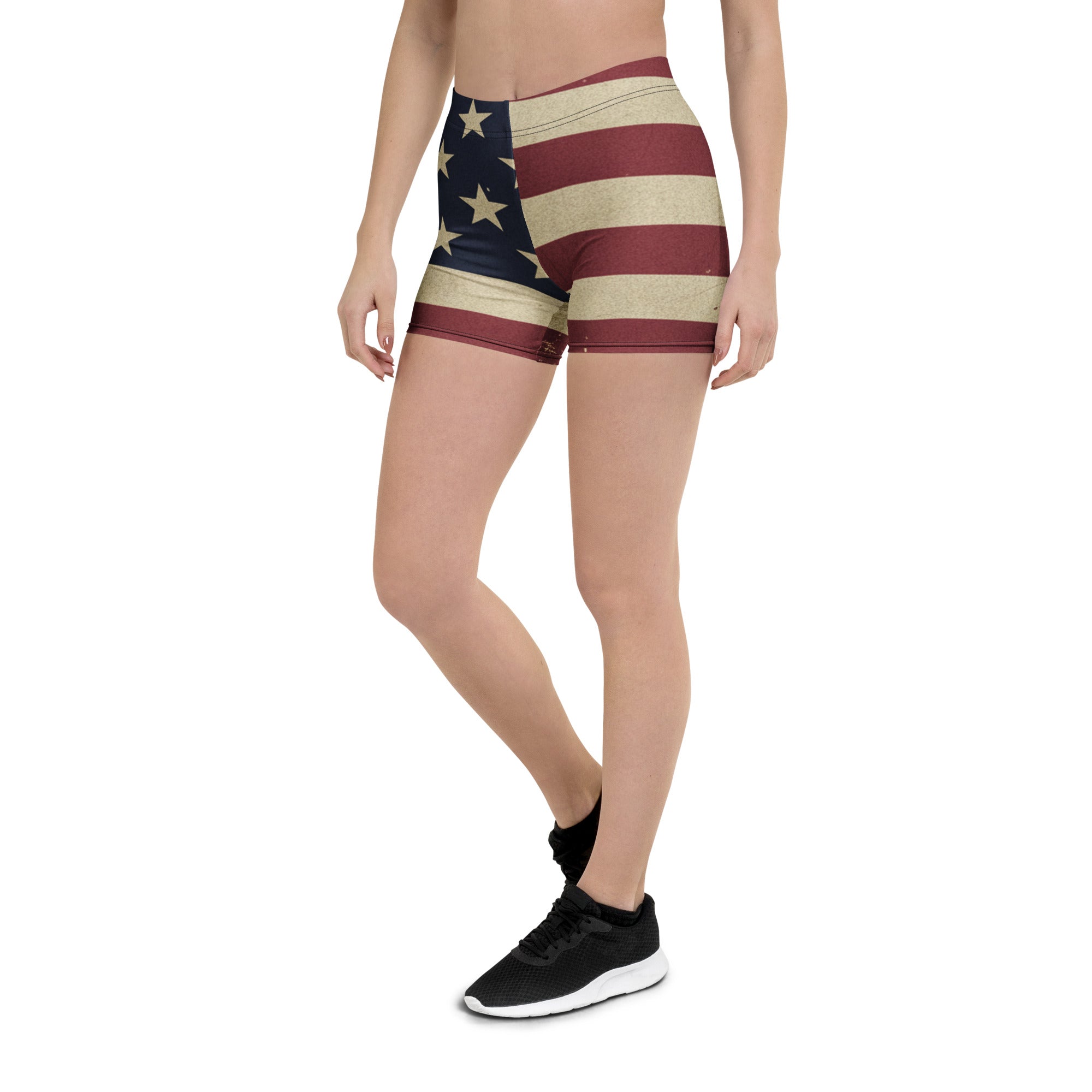American Flag Distressed Shorts | GearBunch