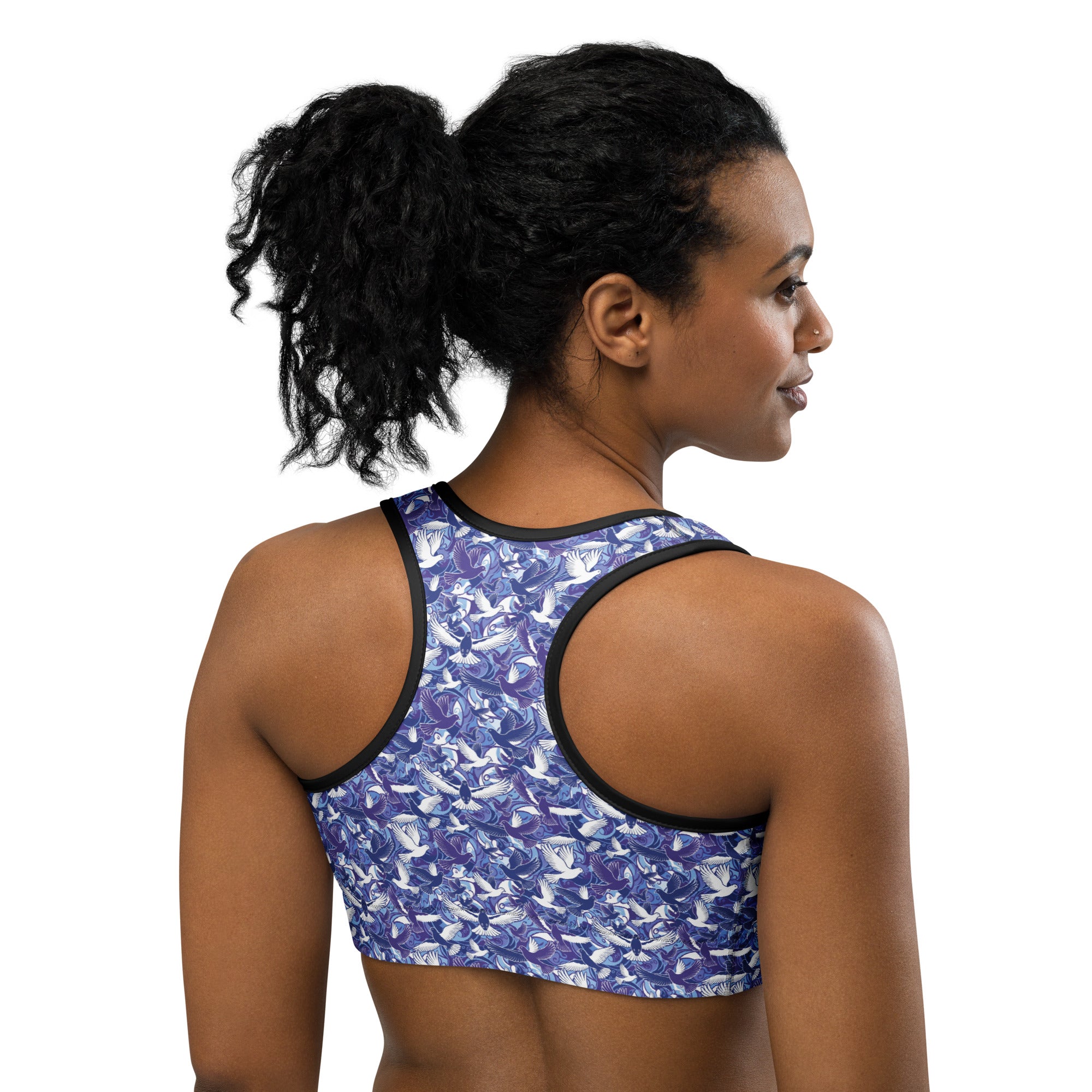 Dove in Flight Sports Bra | GearBunch