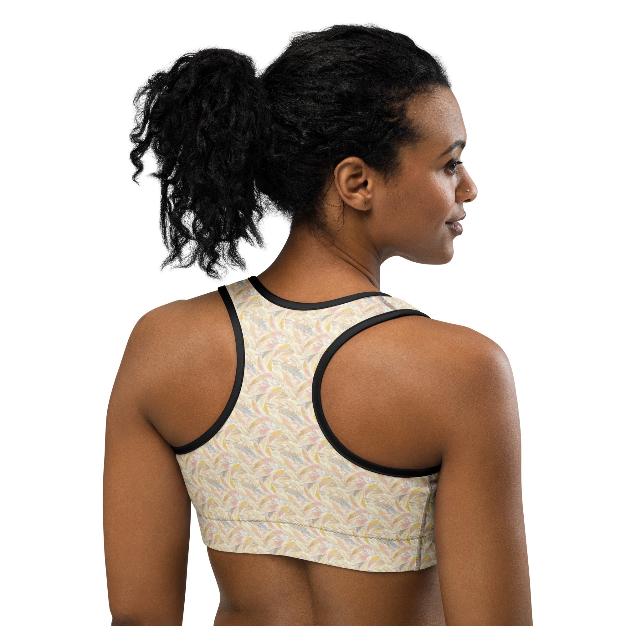 Angel Feathers Sports Bra | GearBunch