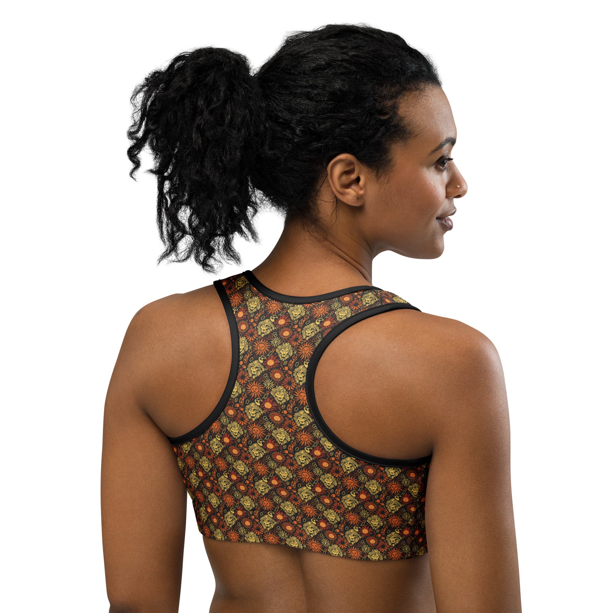 Leo Sun Mane Sports Bra | GearBunch