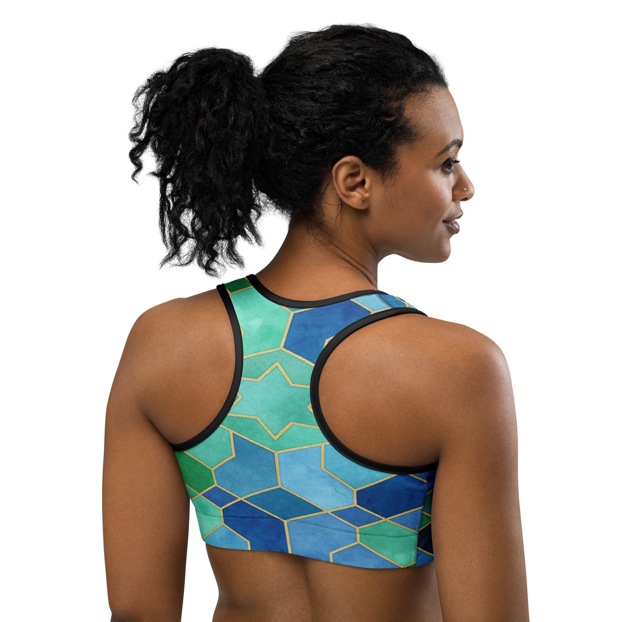 Ocean Blues Sports Bra | GearBunch