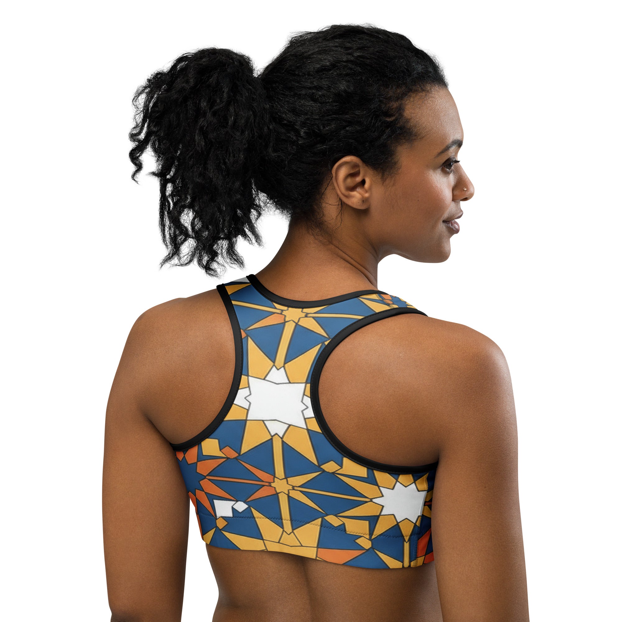 Zellige Ocean Sunset Sports Bra | GearBunch