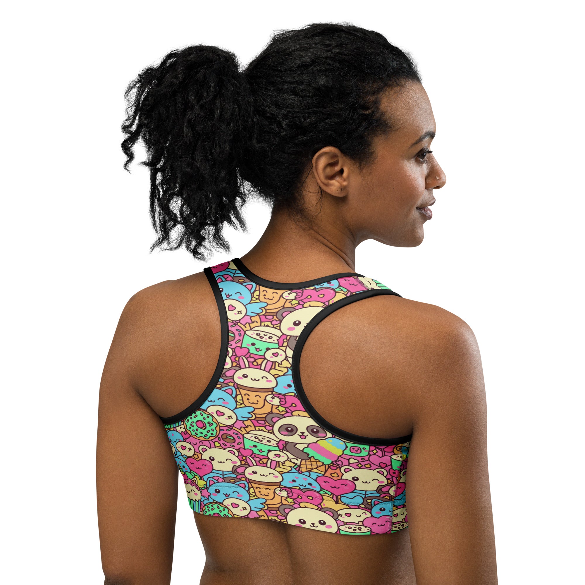 Kawaii Sweet Treats Sports Bra | GearBunch