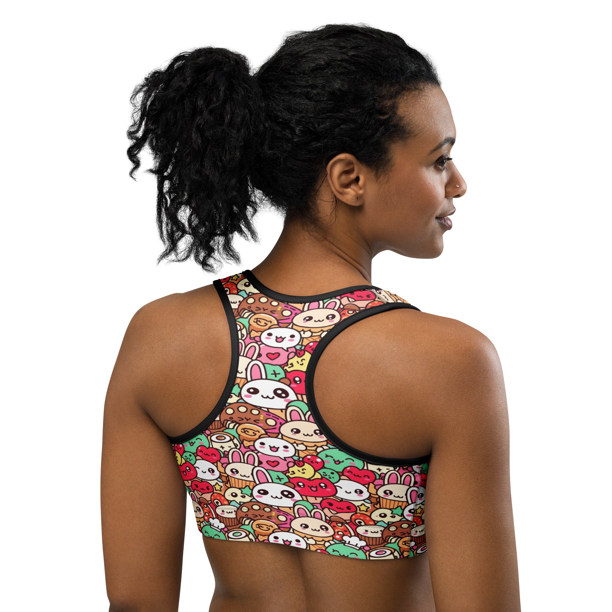 Kawaii Bakery Shop Sports Bra | GearBunch