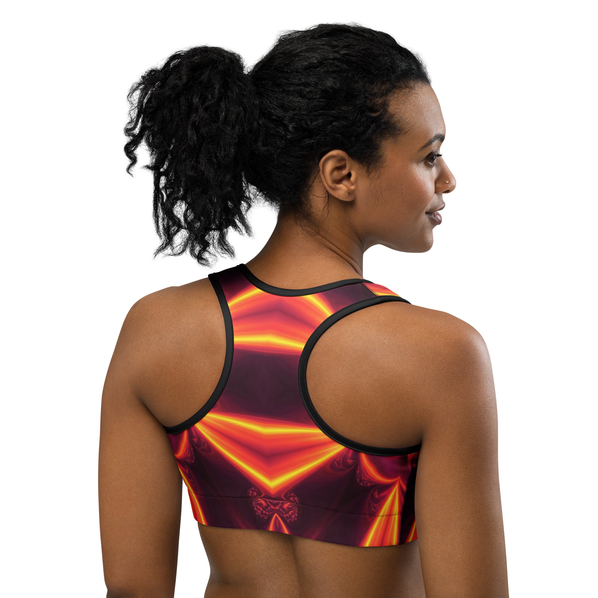 Psychedelic Infrared Sports Bra | GearBunch