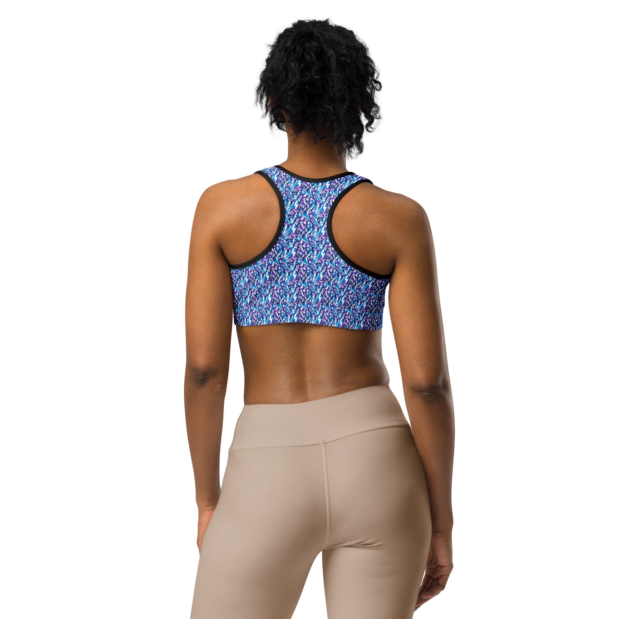 Aquarius Electric Waves Sports Bra | GearBunch