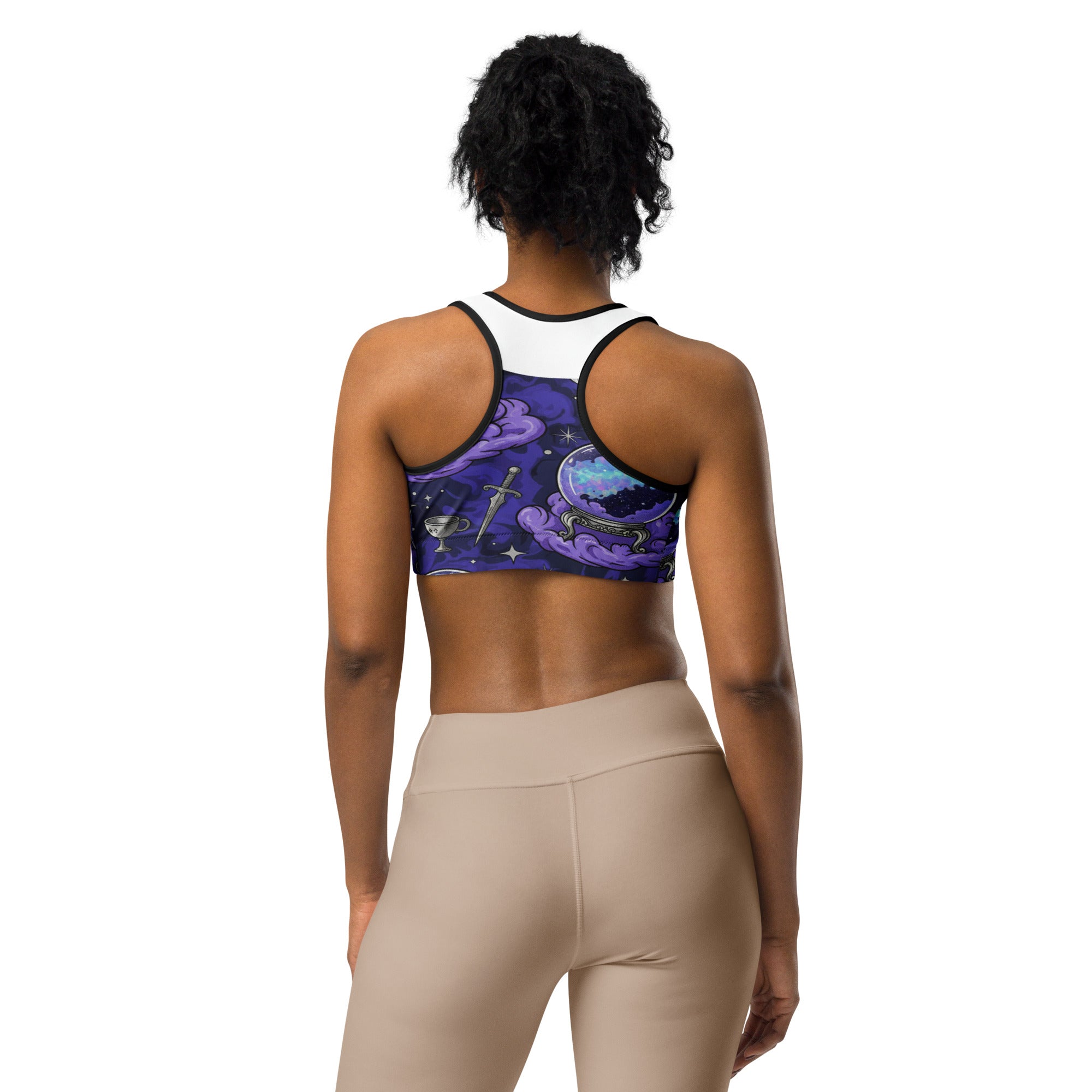 Crystal Ball Smoke Magic Sports Bra | GearBunch