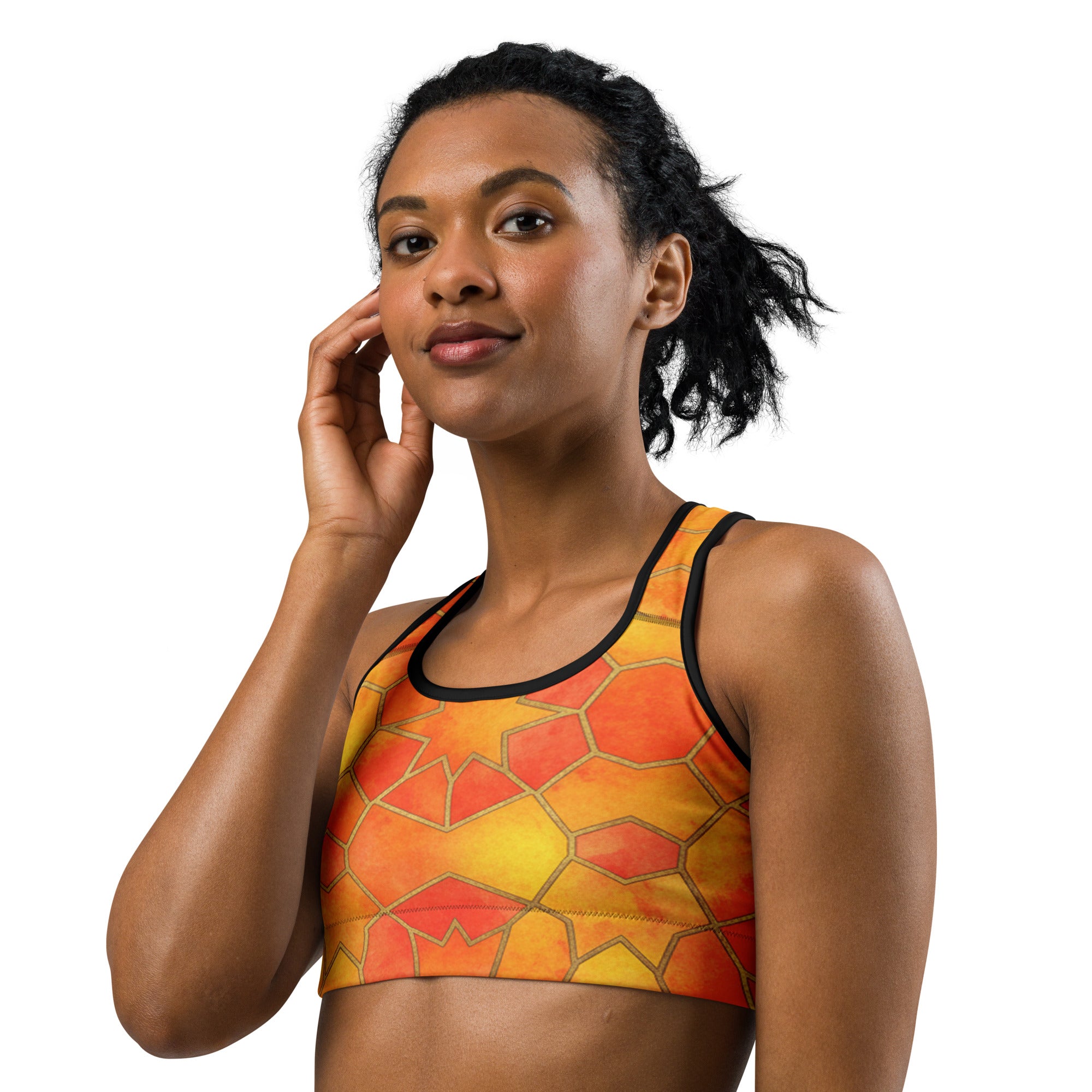 Sunset Blaze Sports Bra | GearBunch