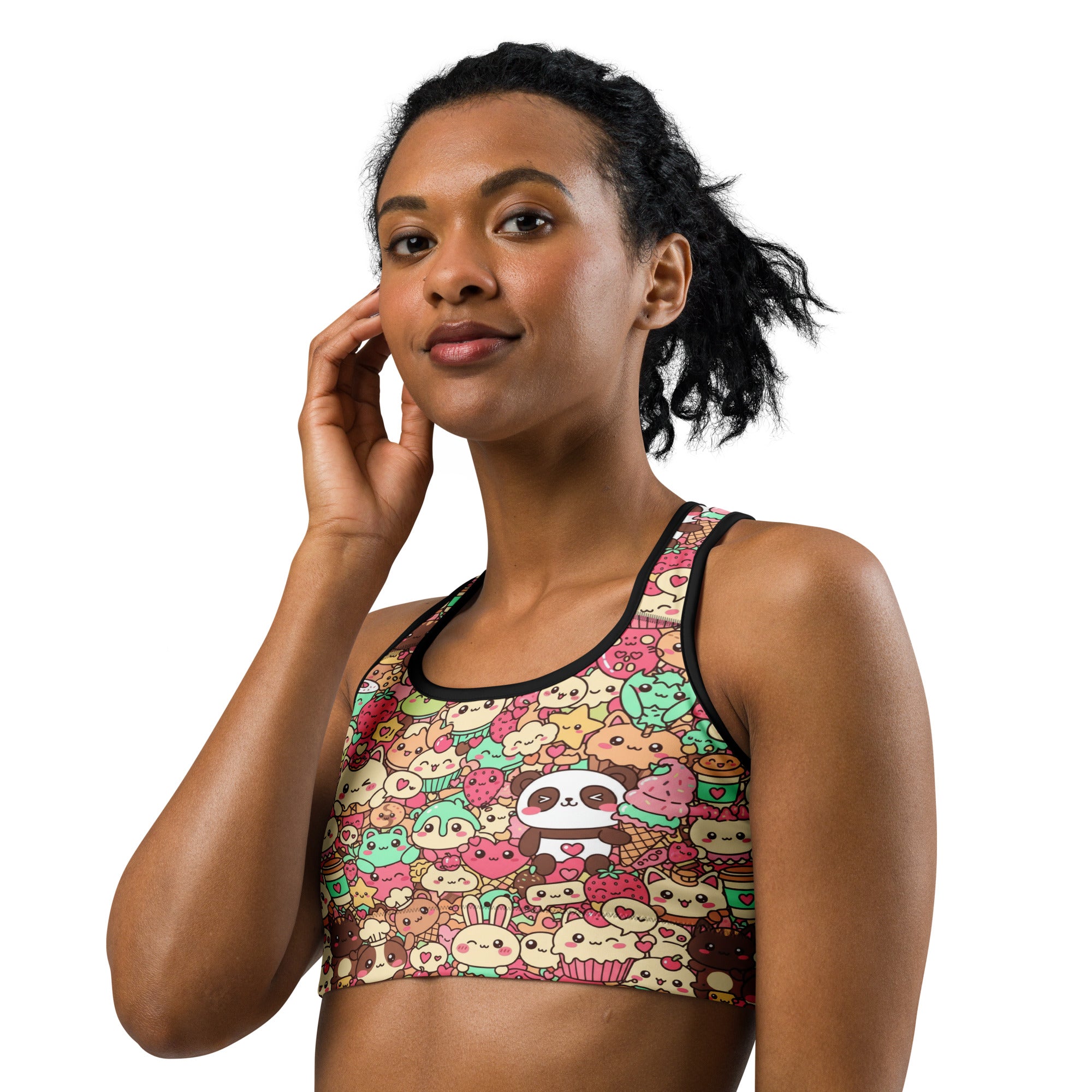 Kawaii Ice Cream Dream Sports Bra | GearBunch