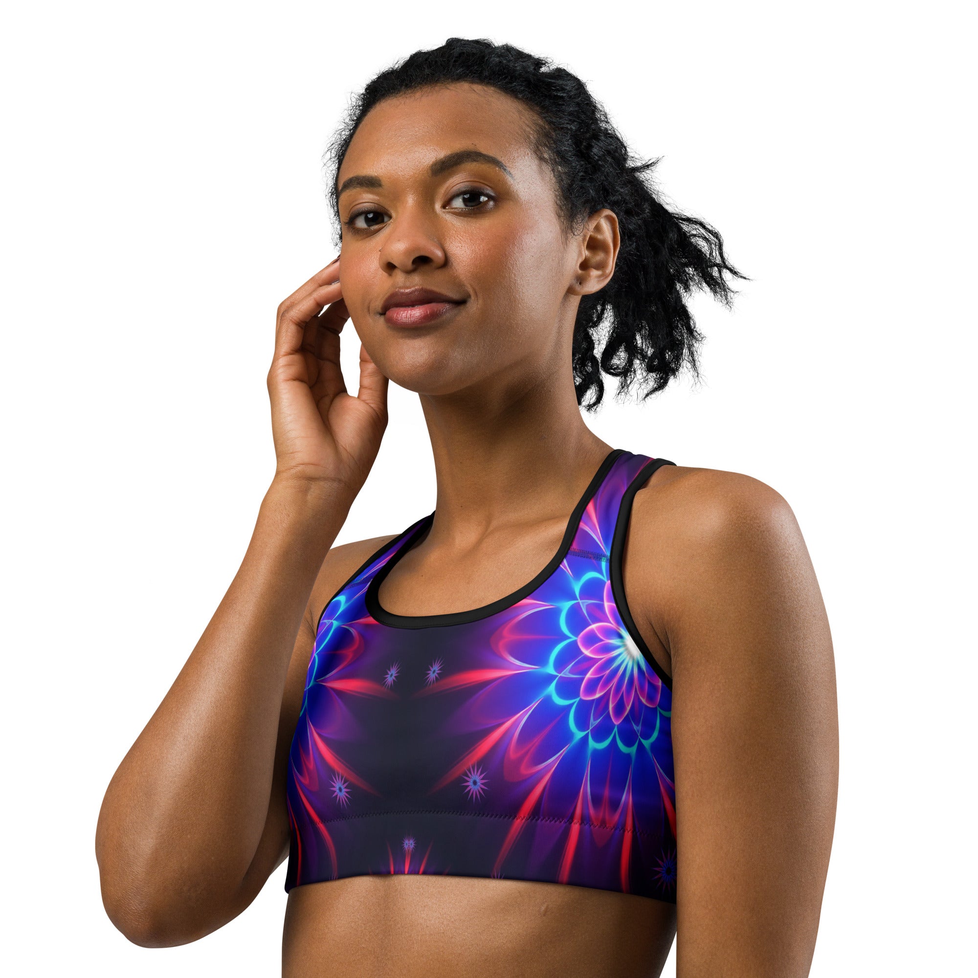 Psychedelic Supernova Sports Bra | GearBunch