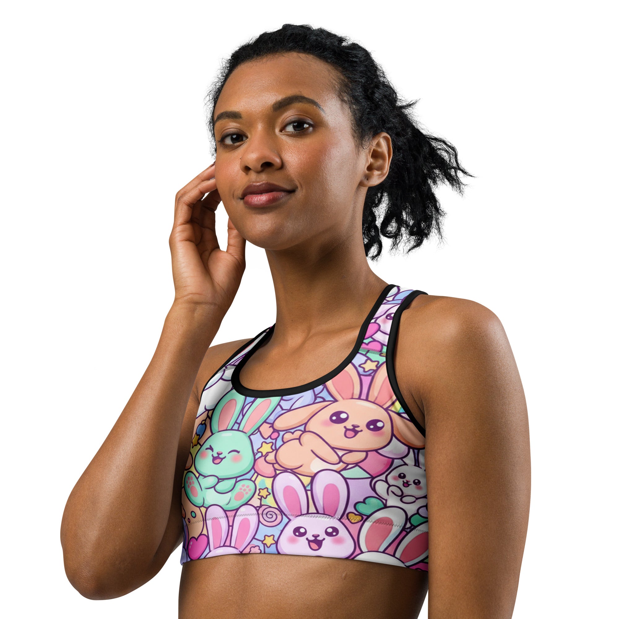 Vibrant Bunny Hop Sports Bra | GearBunch