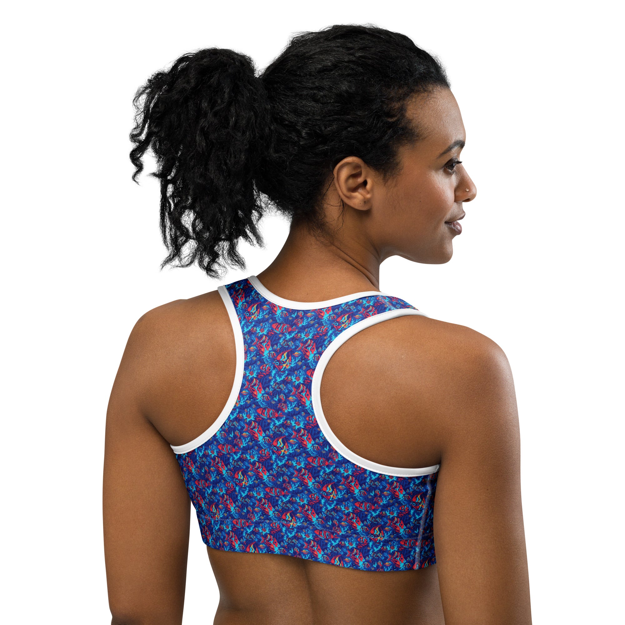 Tropical Fish Reef Sports Bra | GearBunch