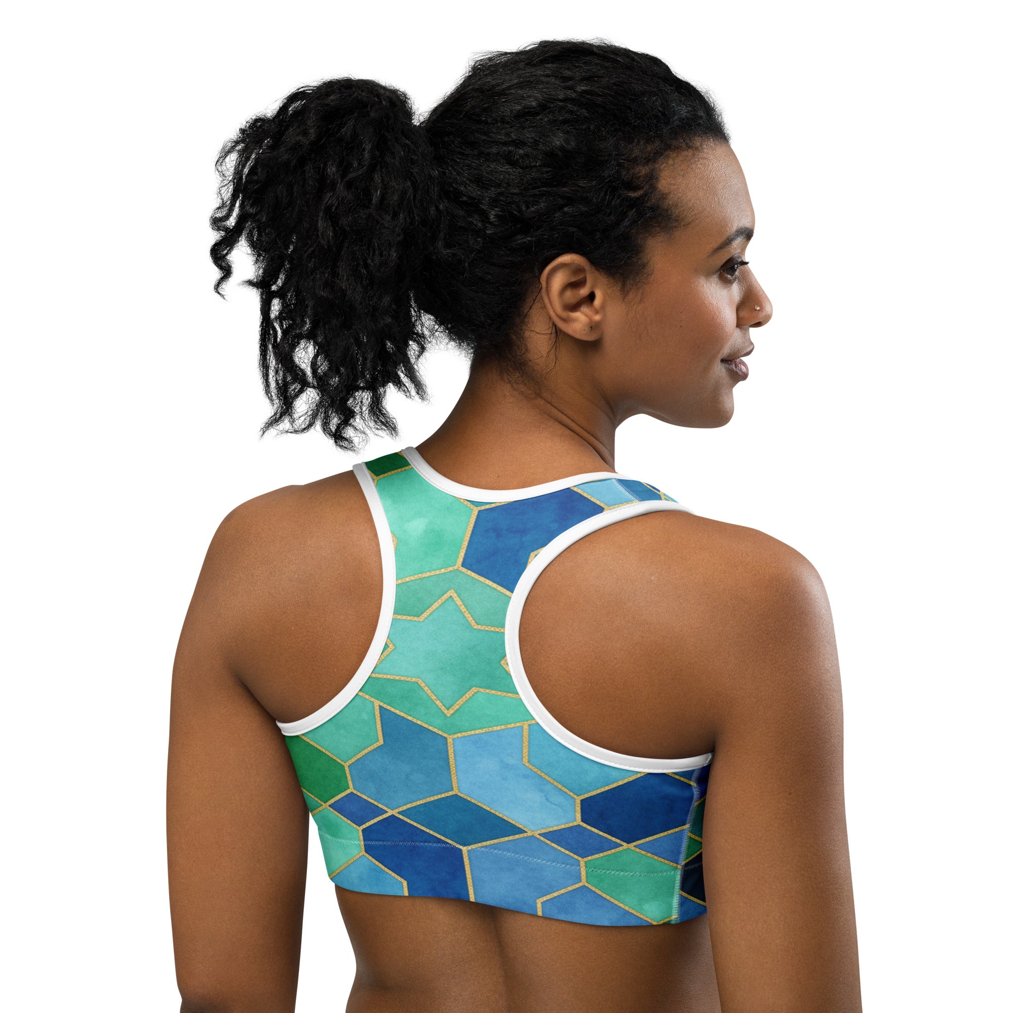 Ocean Blues Sports Bra | GearBunch