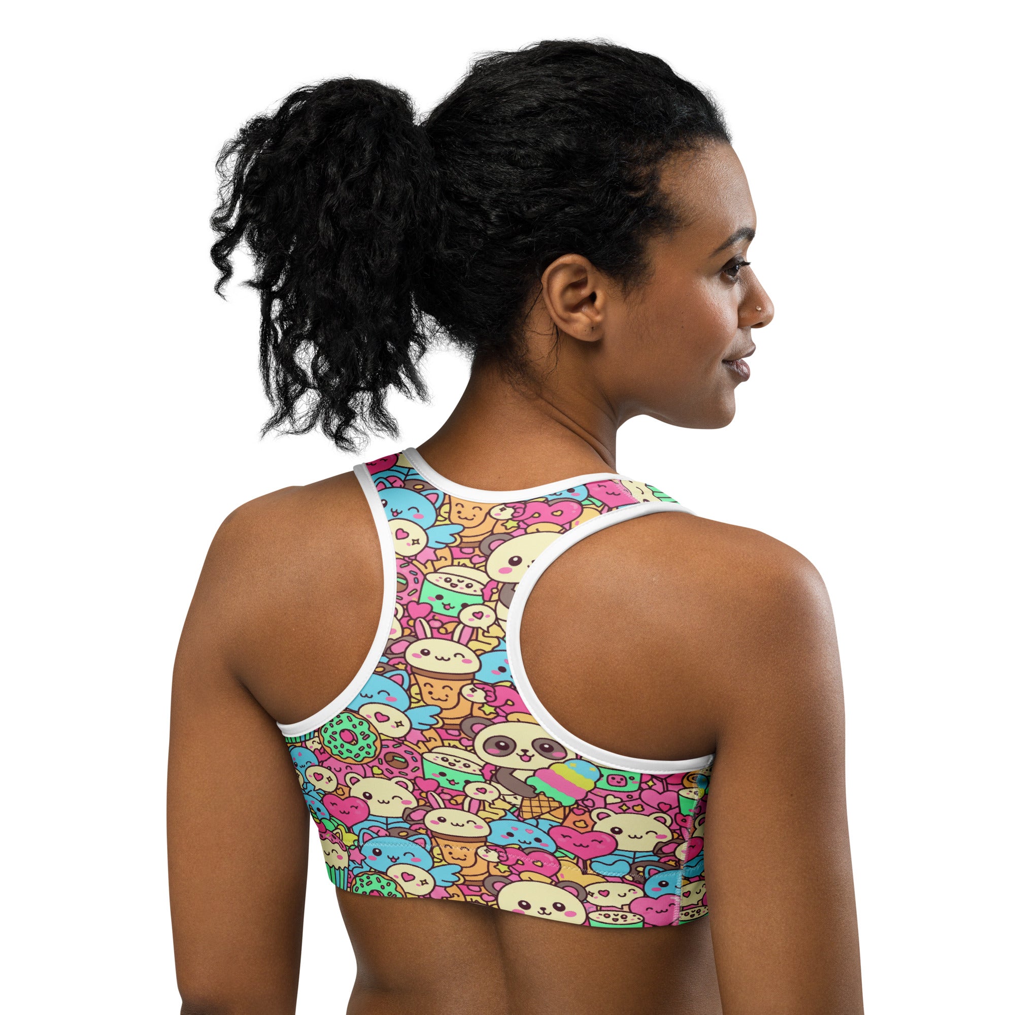 Kawaii Sweet Treats Sports Bra | GearBunch