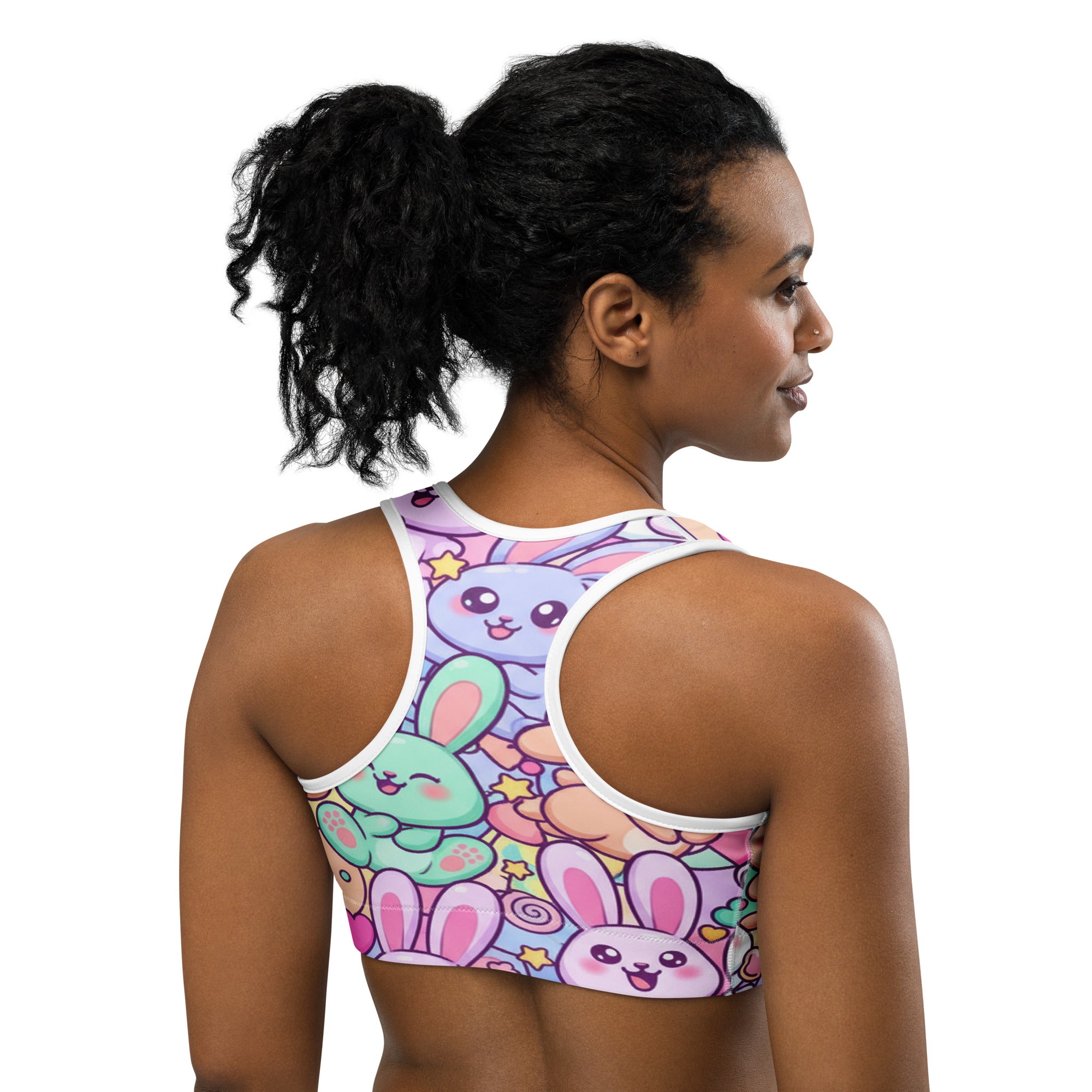 Vibrant Bunny Hop Sports Bra | GearBunch