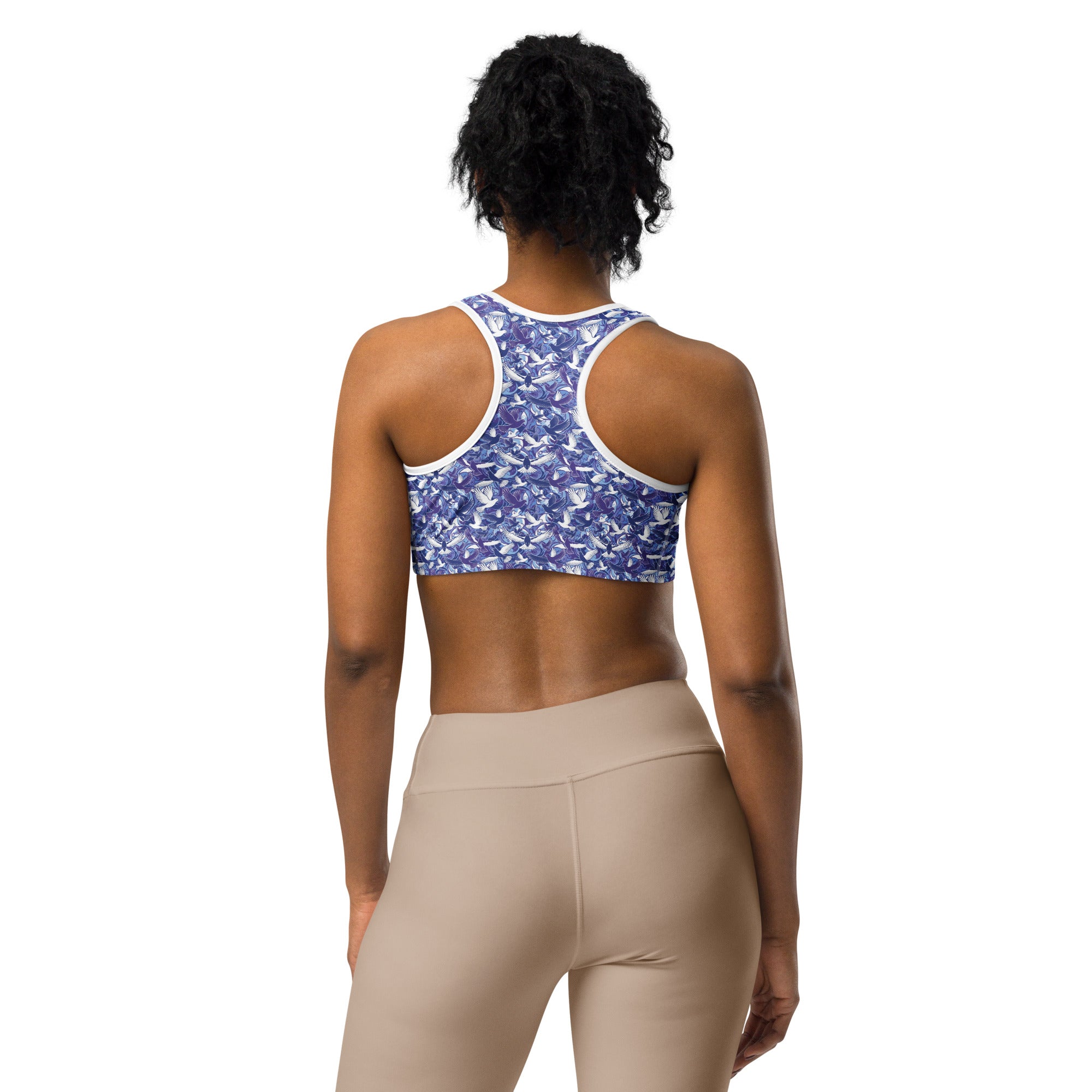 Dove in Flight Sports Bra | GearBunch