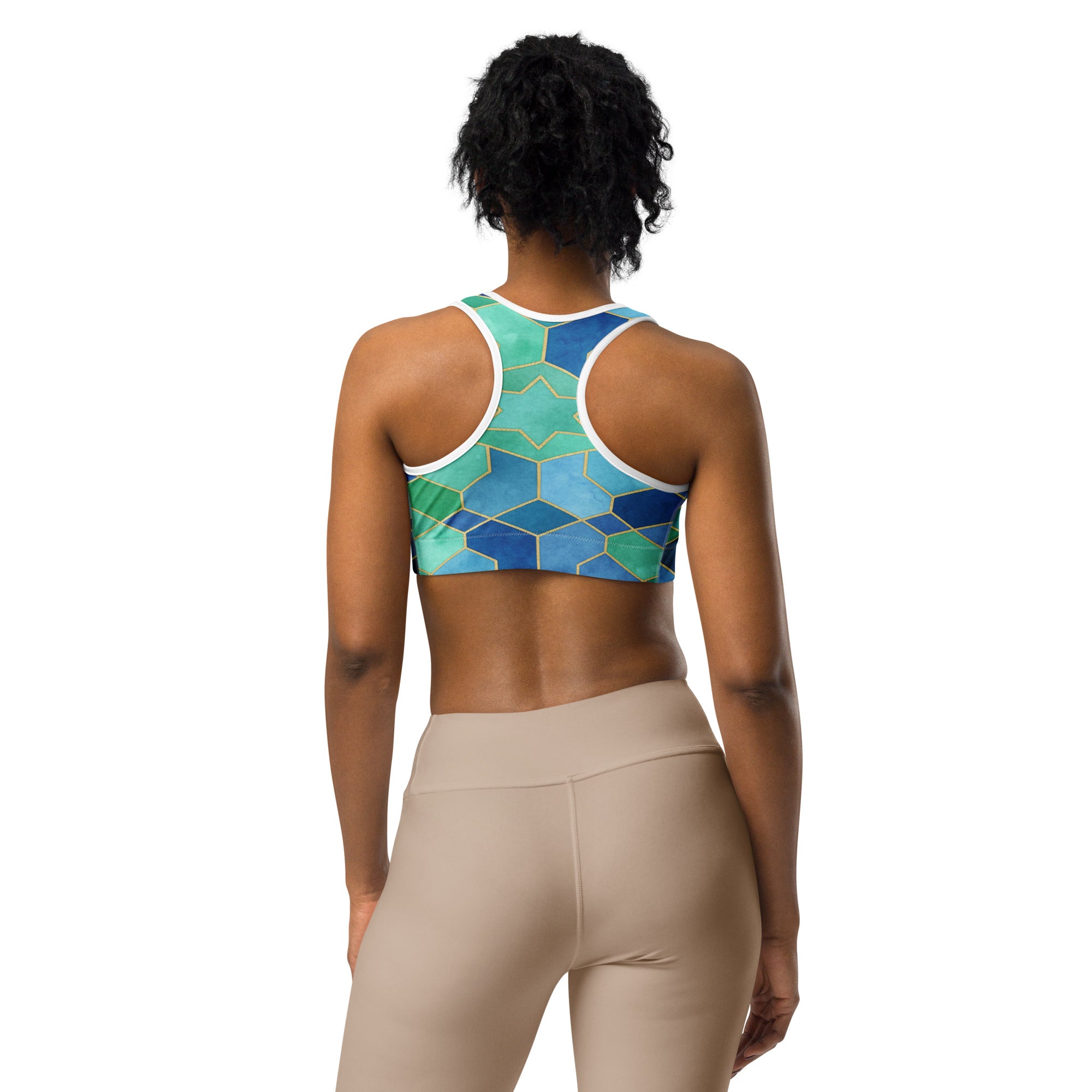 Ocean Blues Sports Bra | GearBunch