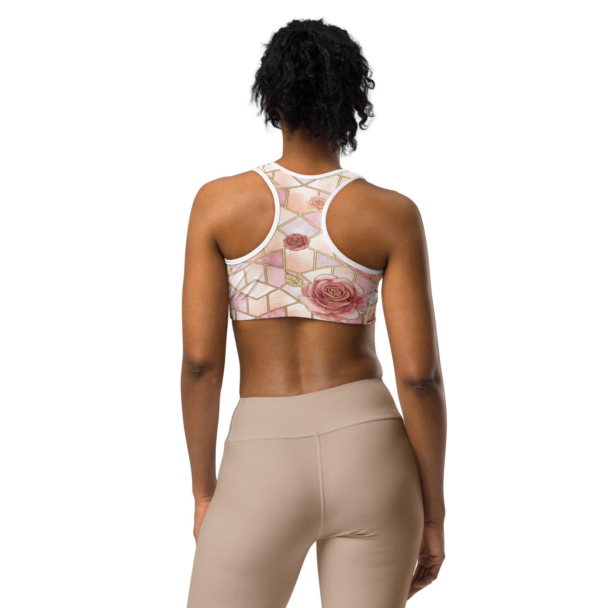Rose Quartz Sports Bra | GearBunch