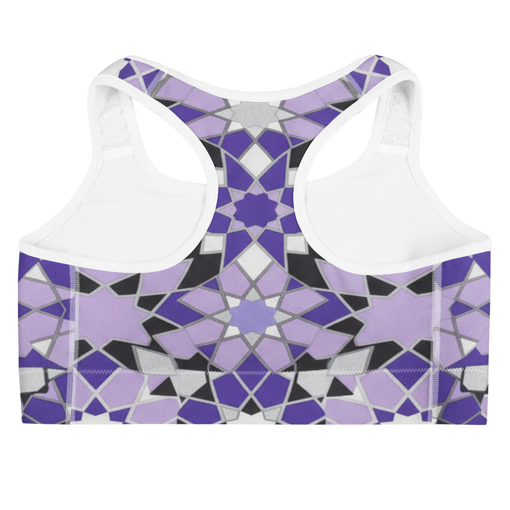 Zellige Amethyst Sports Bra | GearBunch