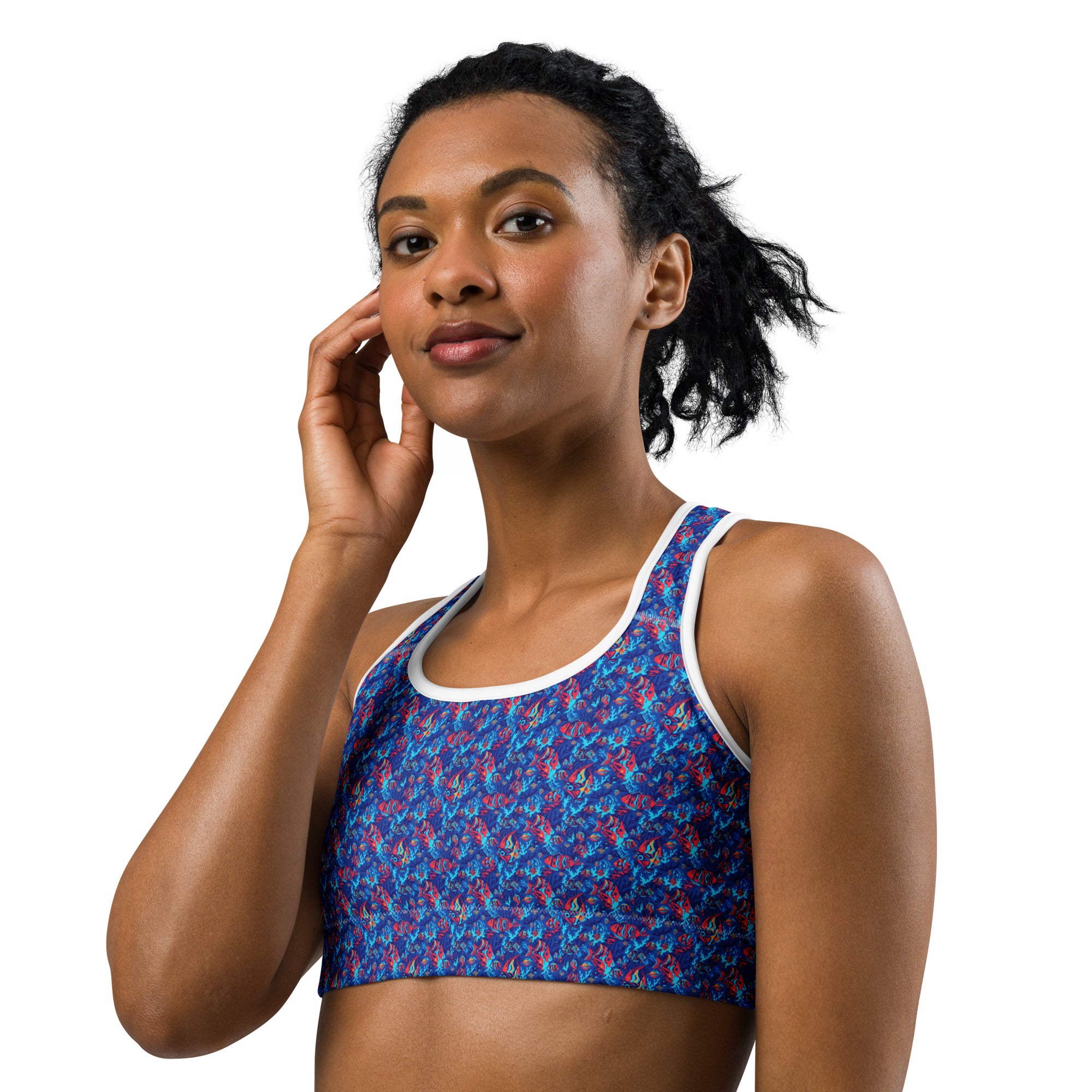 Tropical Fish Reef Sports Bra | GearBunch