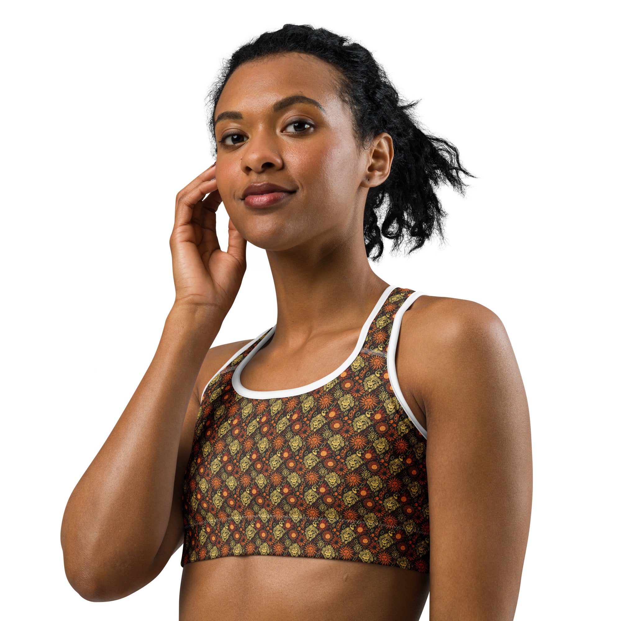 Leo Sun Mane Sports Bra | GearBunch