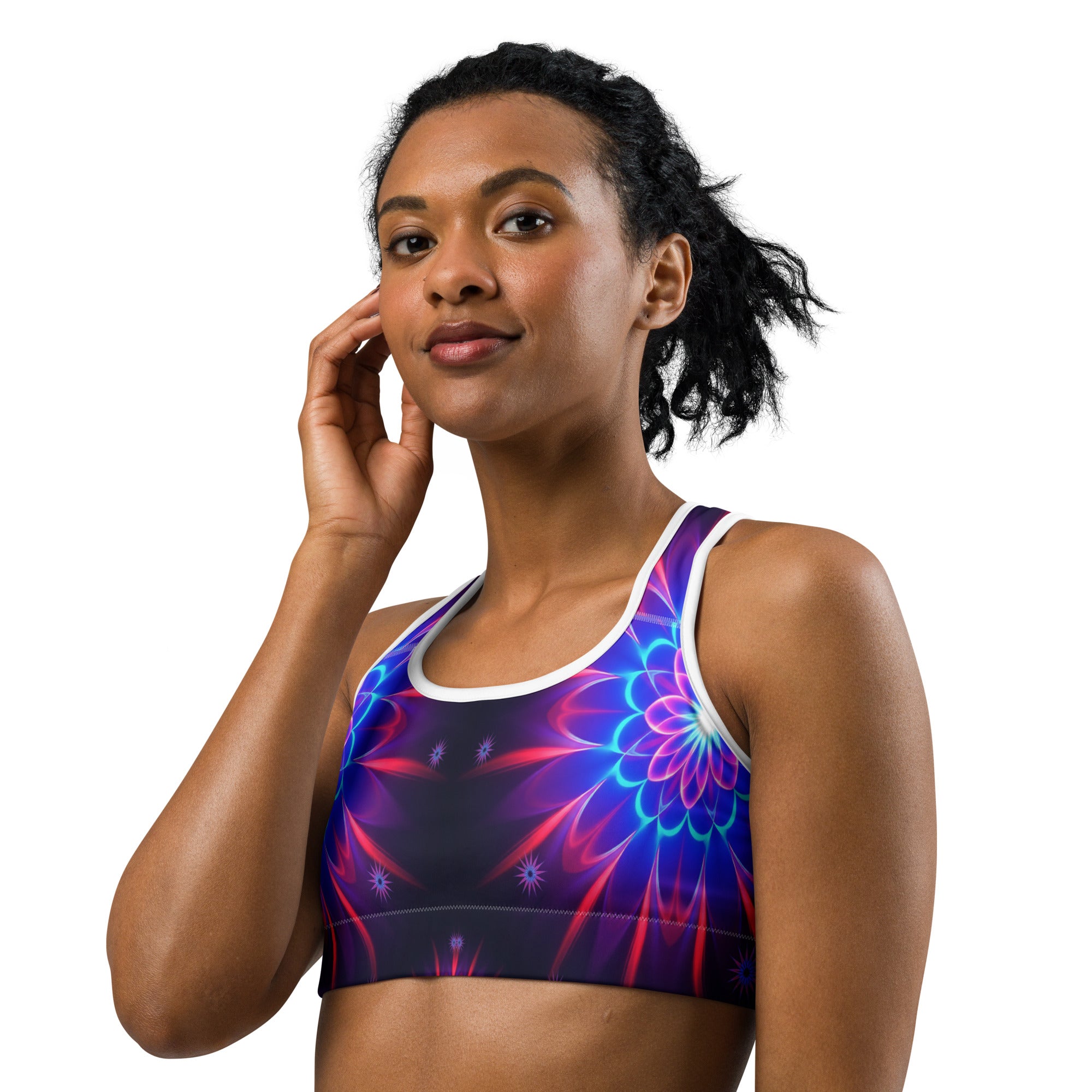 Psychedelic Supernova Sports Bra | GearBunch