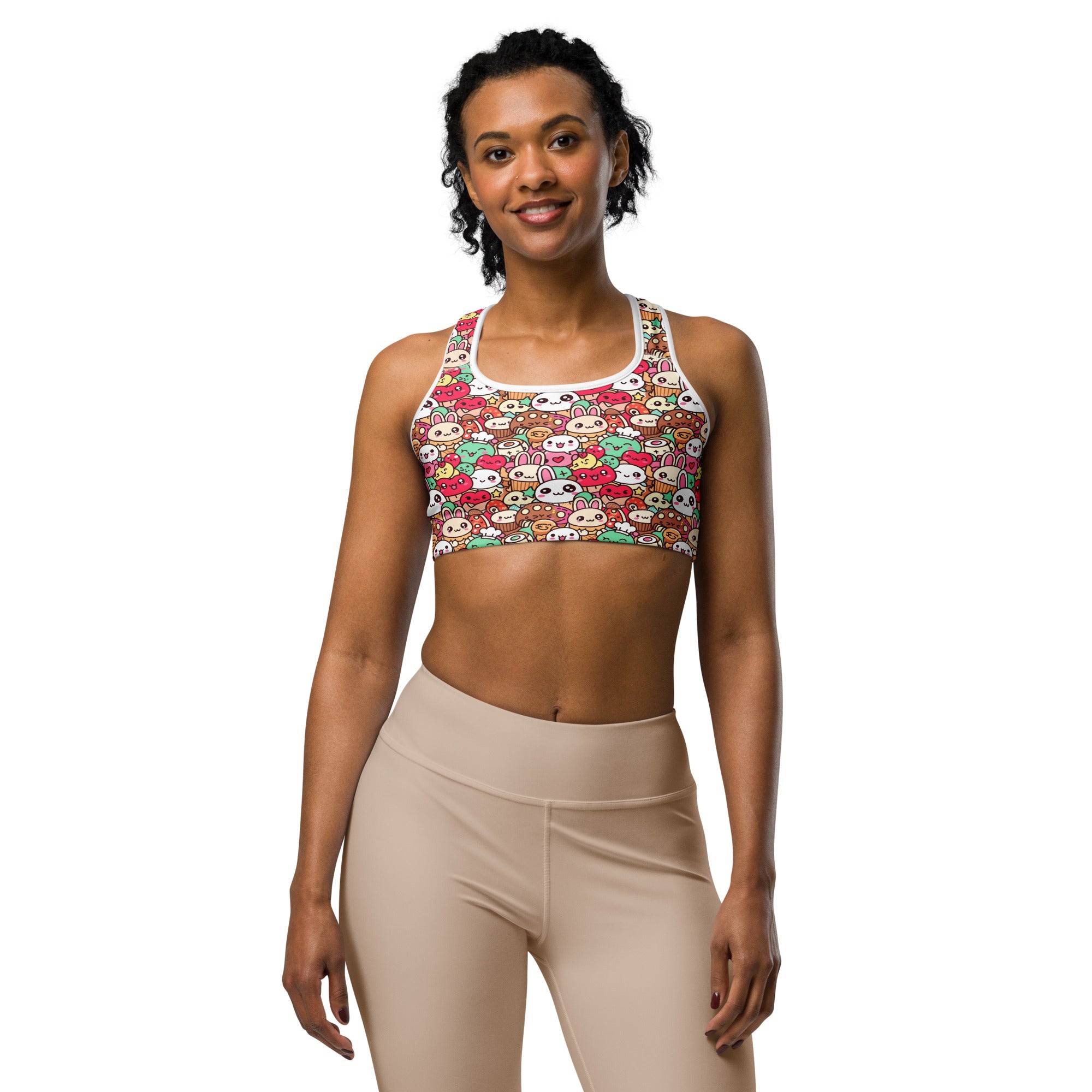 Kawaii Bakery Shop Sports Bra | GearBunch