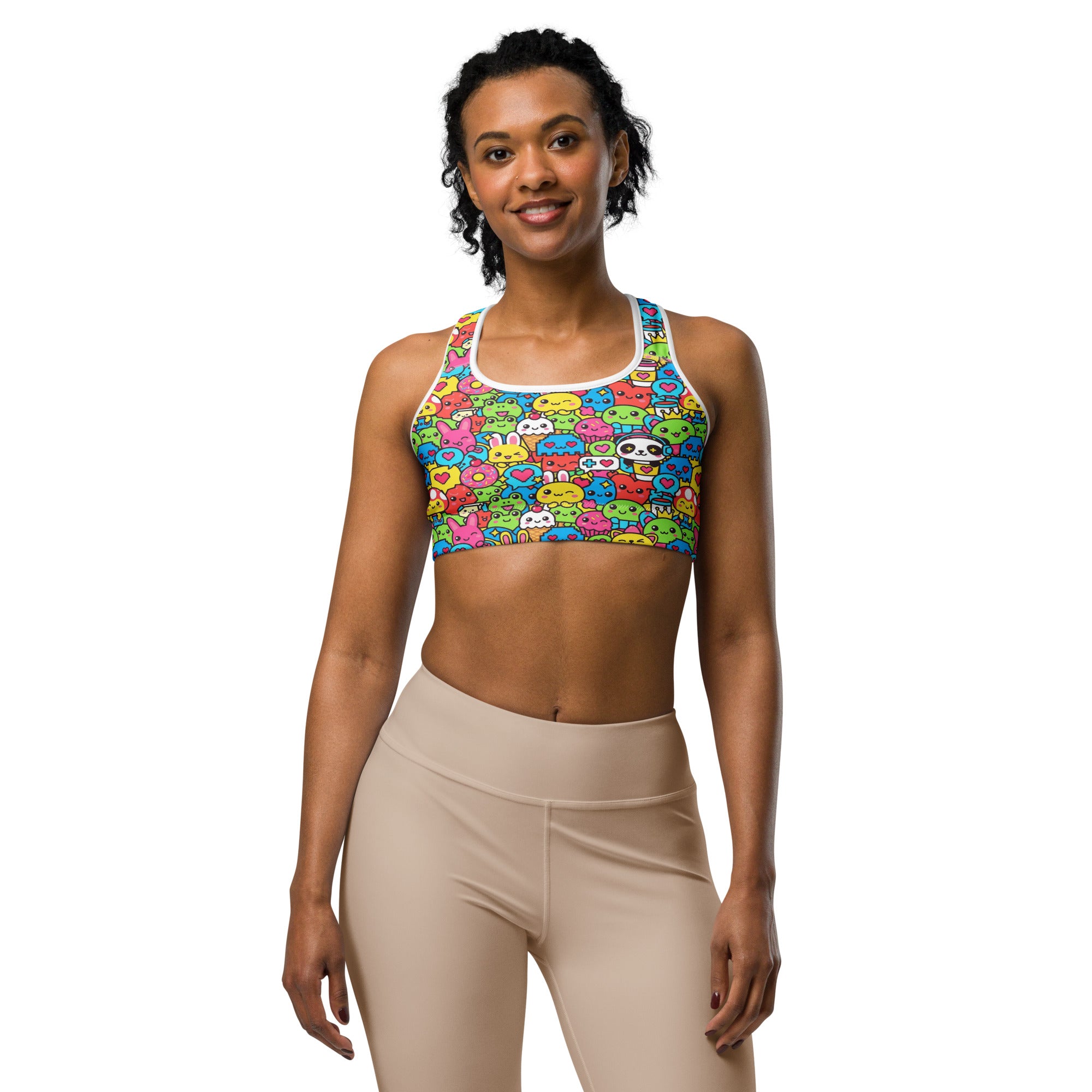 Kawaii Arcade Game Sports Bra | GearBunch
