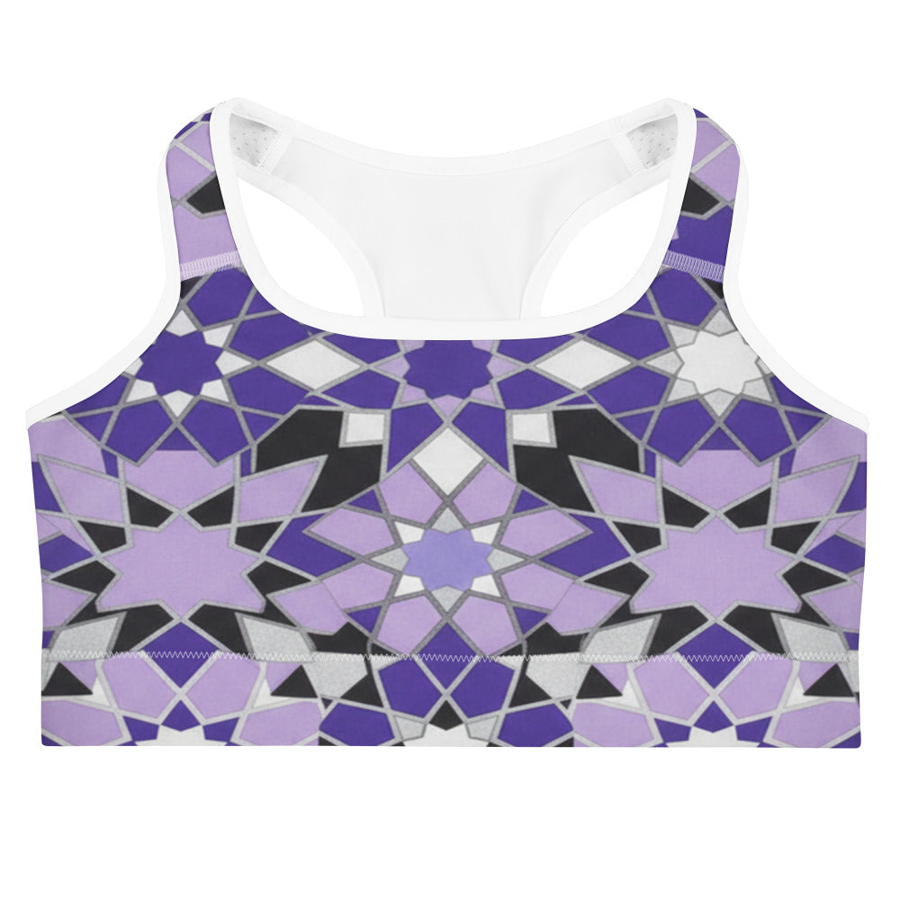 Zellige Amethyst Sports Bra | GearBunch
