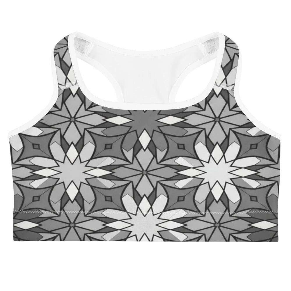 Zellige Monochrome Sports Bra | GearBunch