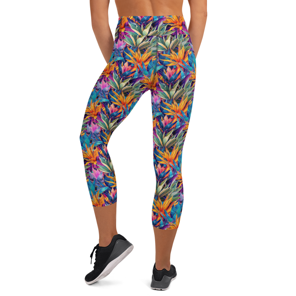 Twilight Agave Yoga Capris | GearBunch