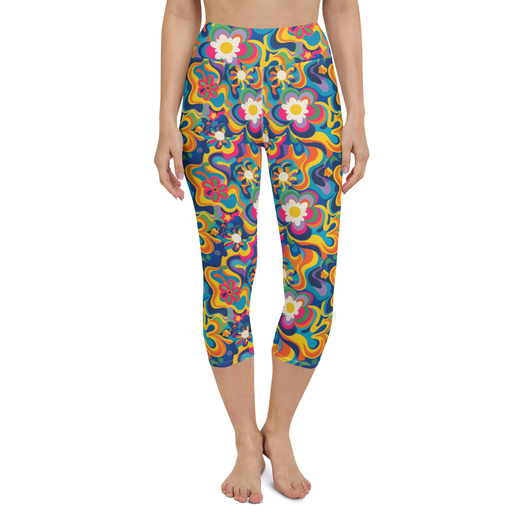 Peace Out Yoga Capris | GearBunch
