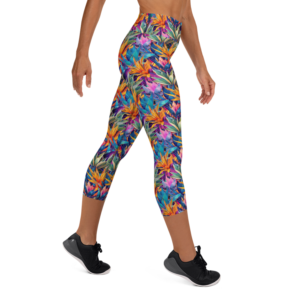 Twilight Agave Yoga Capris | GearBunch