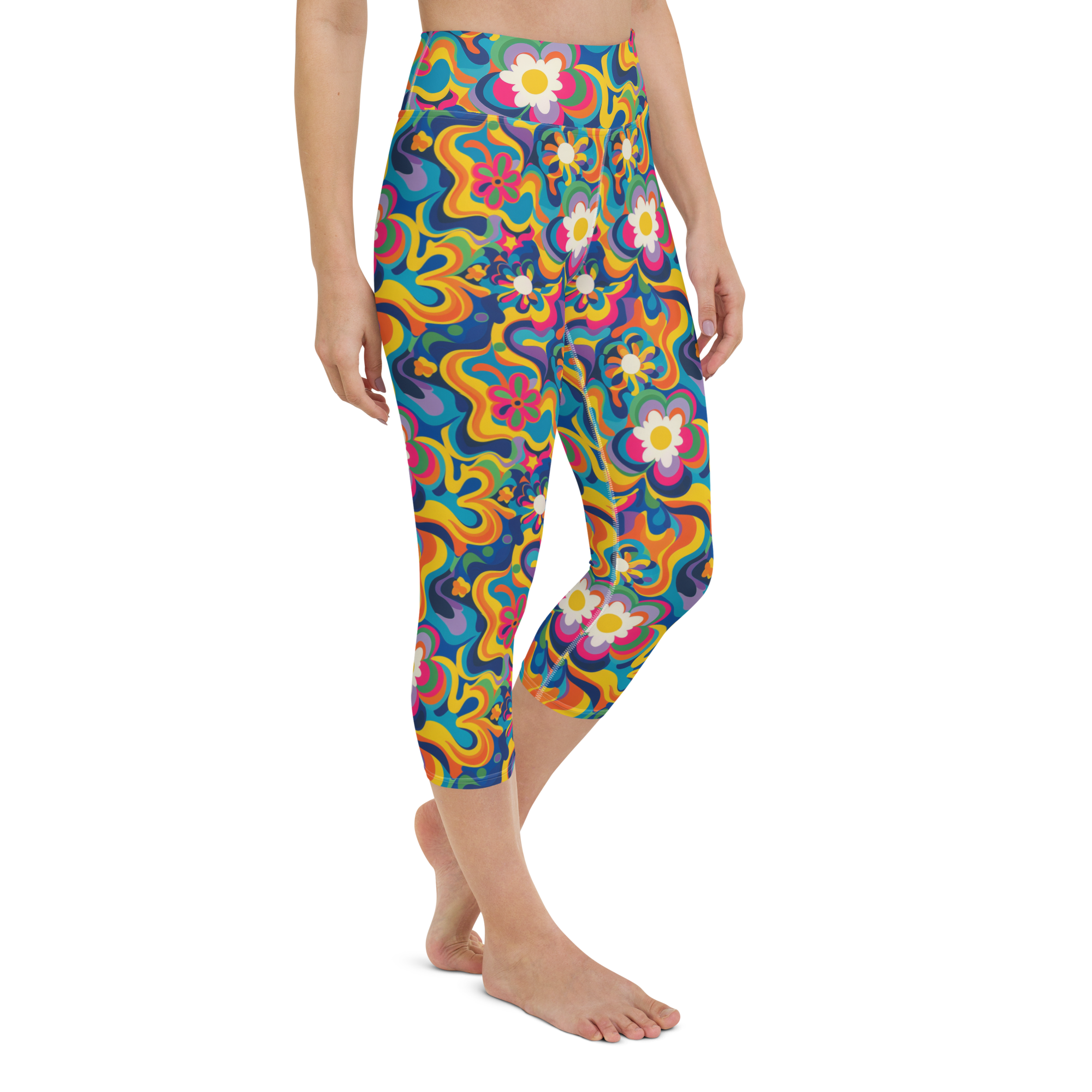 Peace Out Yoga Capris | GearBunch