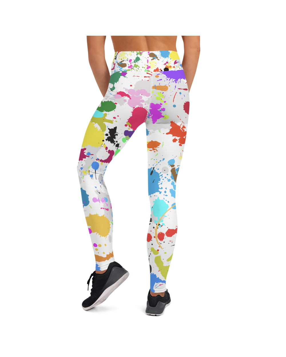 Color Splash Yoga Pants | GearBunch